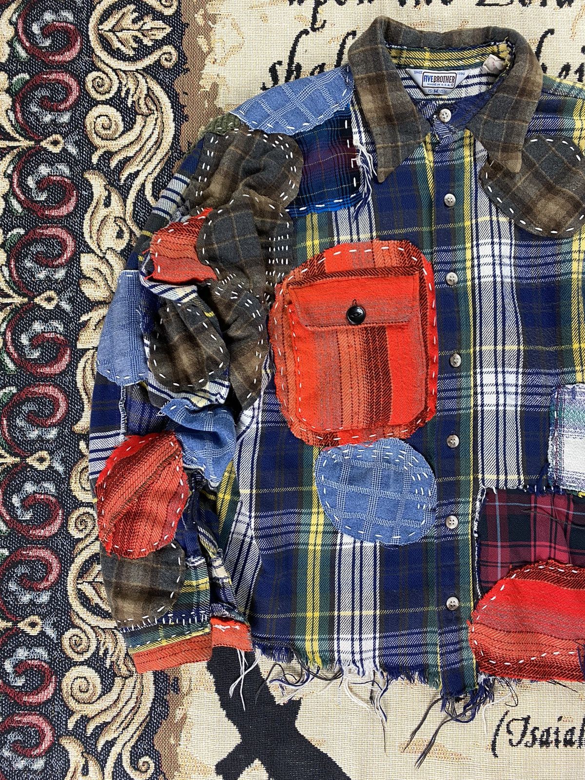Vintage Fused Multi-Plaid [ PAIN ✞ ] Size US S / EU 44-46 / 1 - 5 Thumbnail