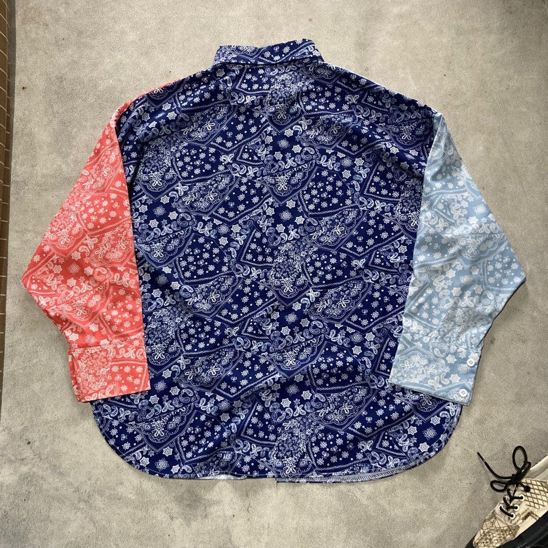 Japanese Brand Japanese oversize shirt pasley pattern Size US XL / EU 56 / 4 - 4 Thumbnail