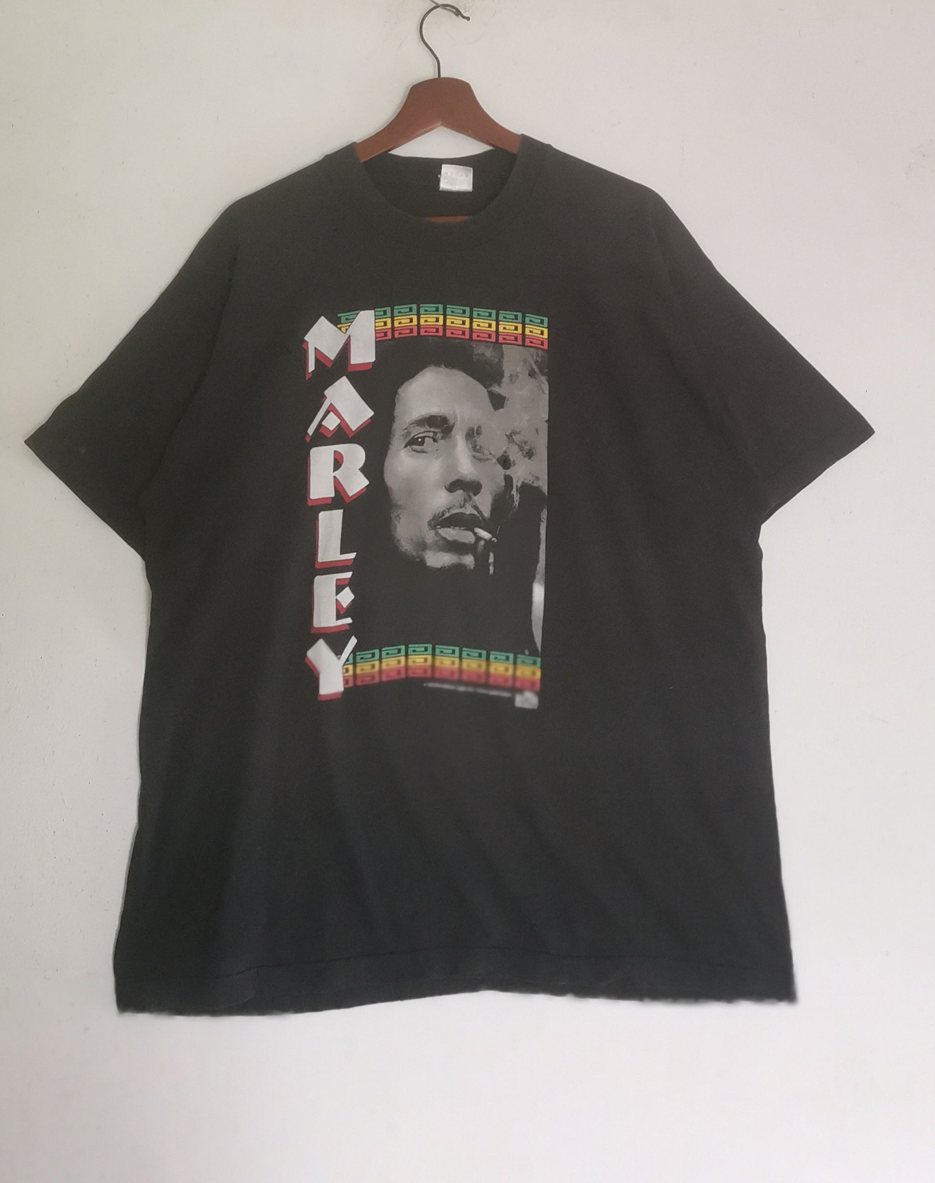 Bob Marley × Vintage Rare vintage Bob Marley t-shirt Size US XL / EU 56 / 4 - 1 Thumbnail