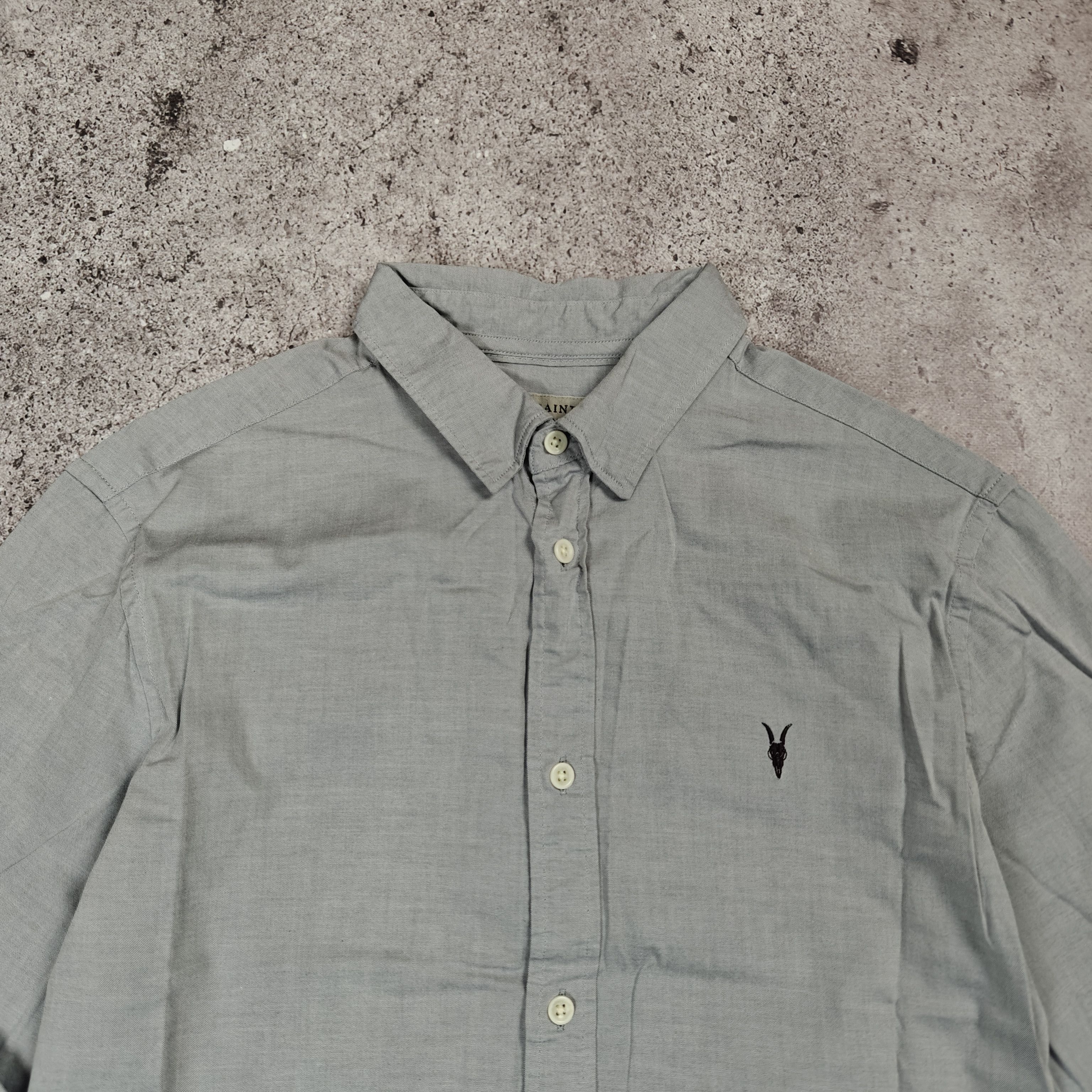 Allsaints Allsaints Redondo LS Shirt Gray size M Size US M / EU 48-50 / 2 - 3 Thumbnail