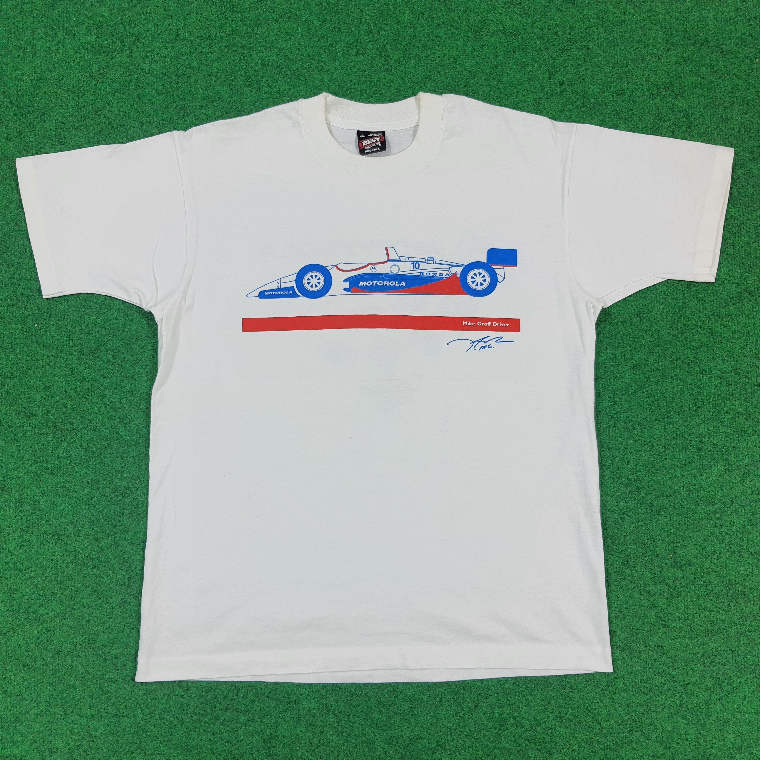 Fruit Of The Loom Vintage Motorola Racing Team Formula 1 Tshirt C299N4 Size US L / EU 52-54 / 3 - 1 Thumbnail