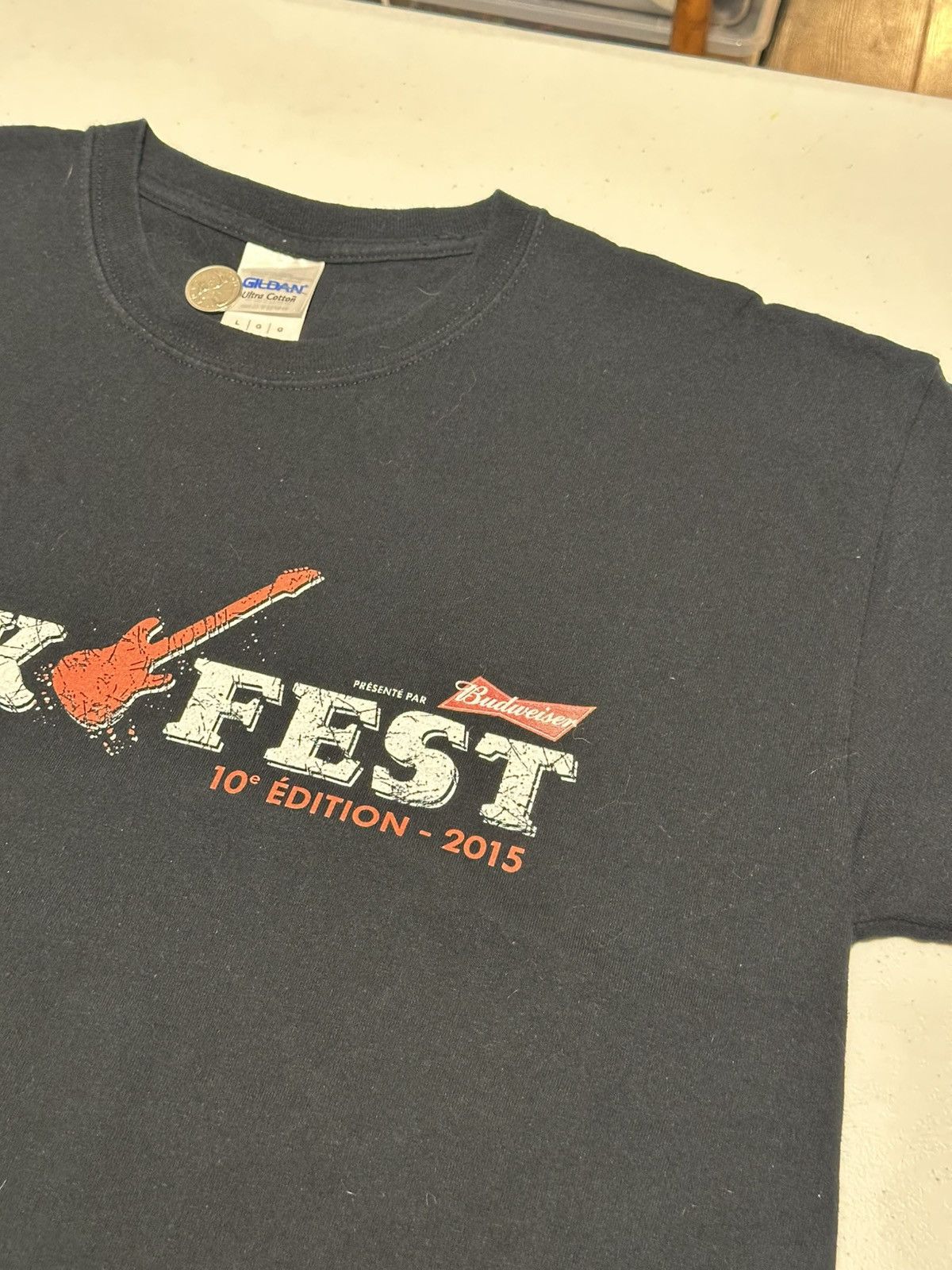 Band Tees 2015 RockFest Concert festival T-shirt. Size US L / EU 52-54 / 3 - 3 Thumbnail