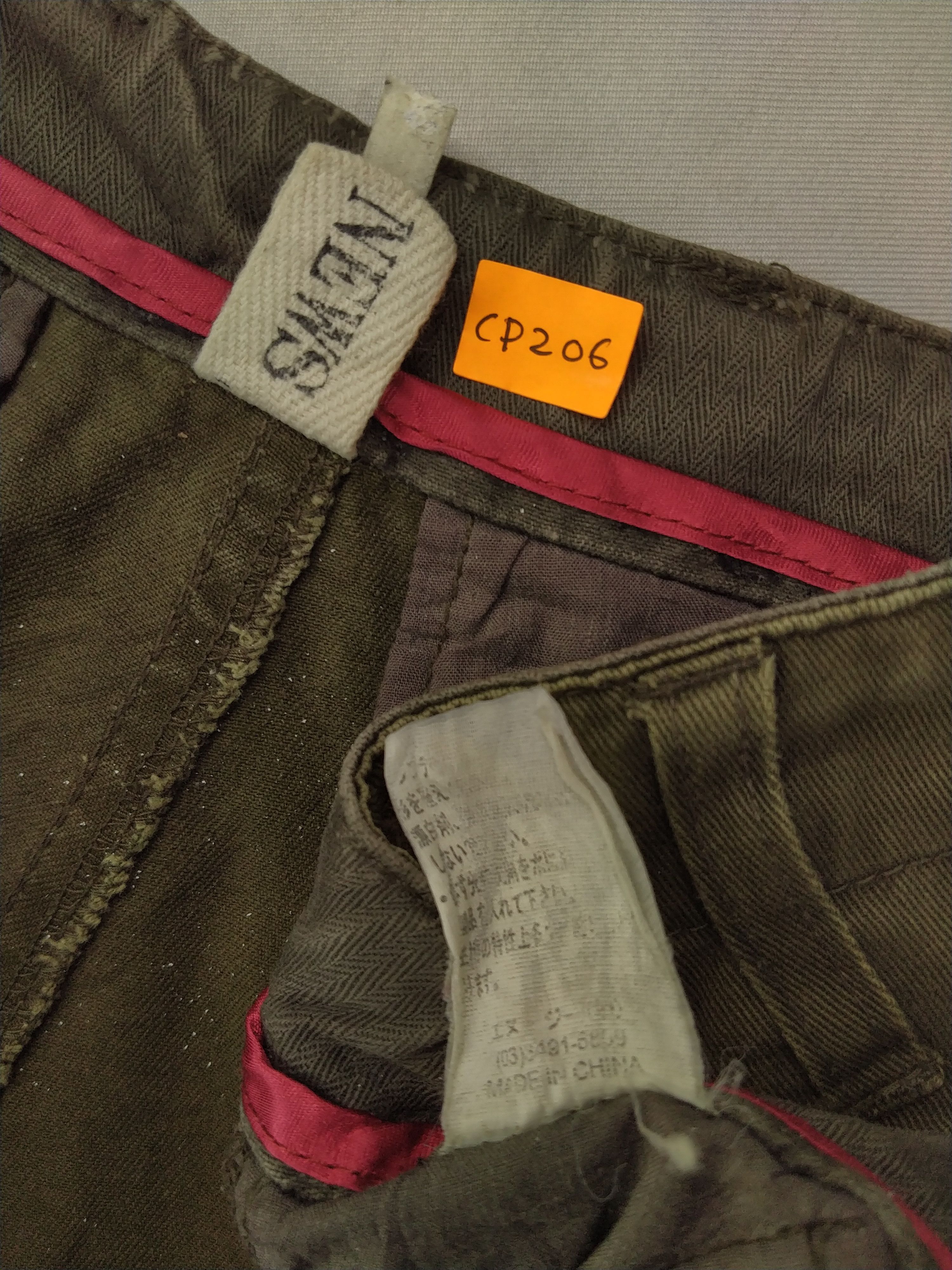 Japanese Brand Daily News Cargo Multi Pocket Pants 33x32 -CP206 Size US 33 - 7 Thumbnail