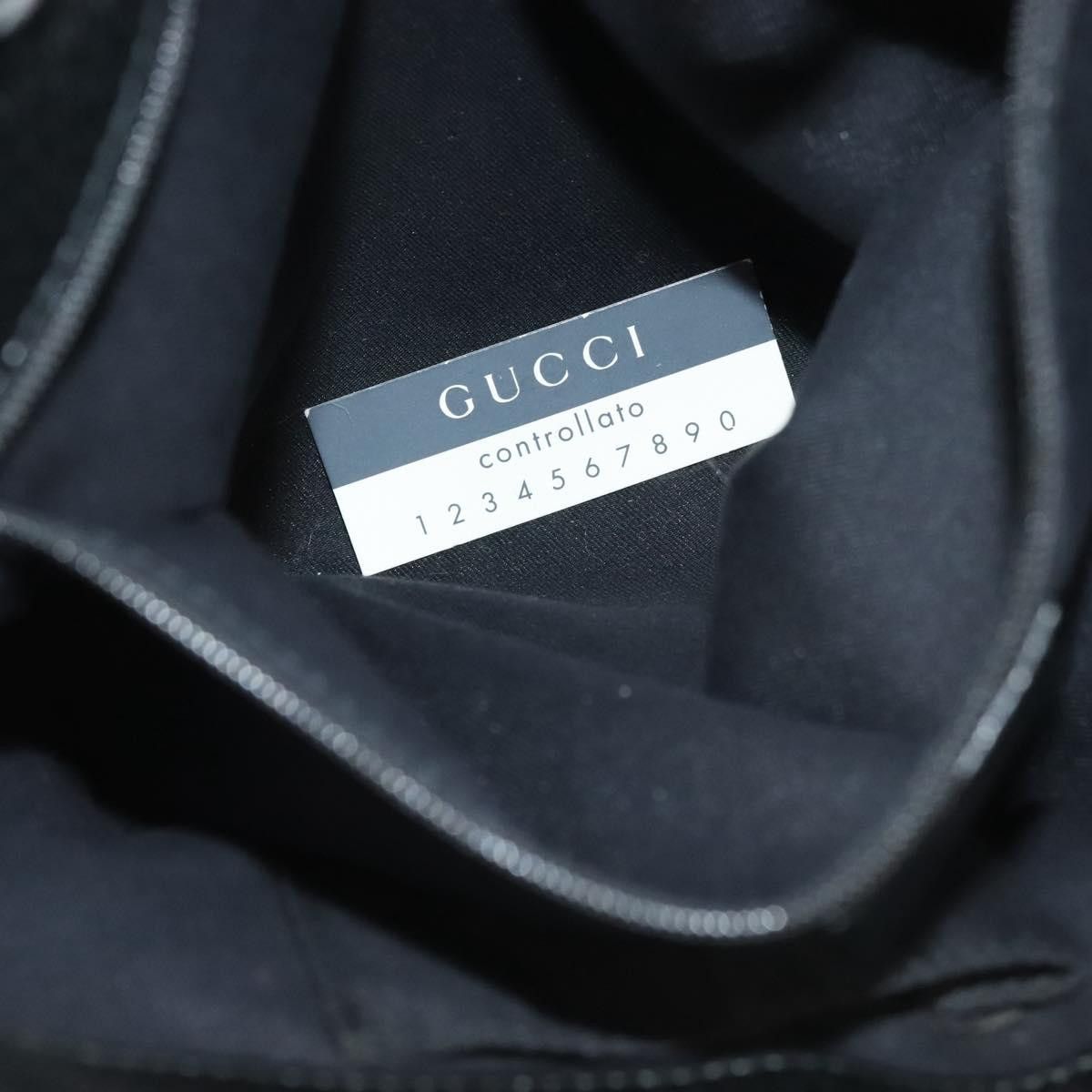 Gucci GUCCI GG Canvas Tote Bag Black Size ONE SIZE - 20 Thumbnail