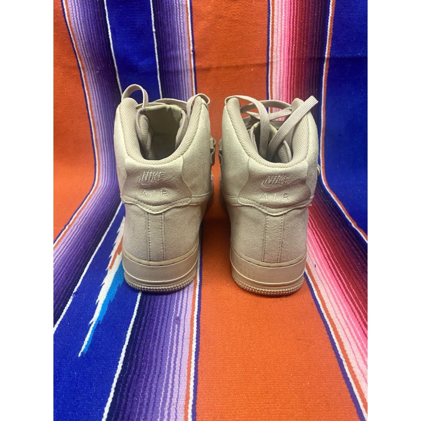 Nike VINTAGE Nike Air Force 1 x Billie Eilish ‘07 SP High Mushroom Sneakers Men US 10 Beige EUC Size ONE SIZE - 5 Thumbnail