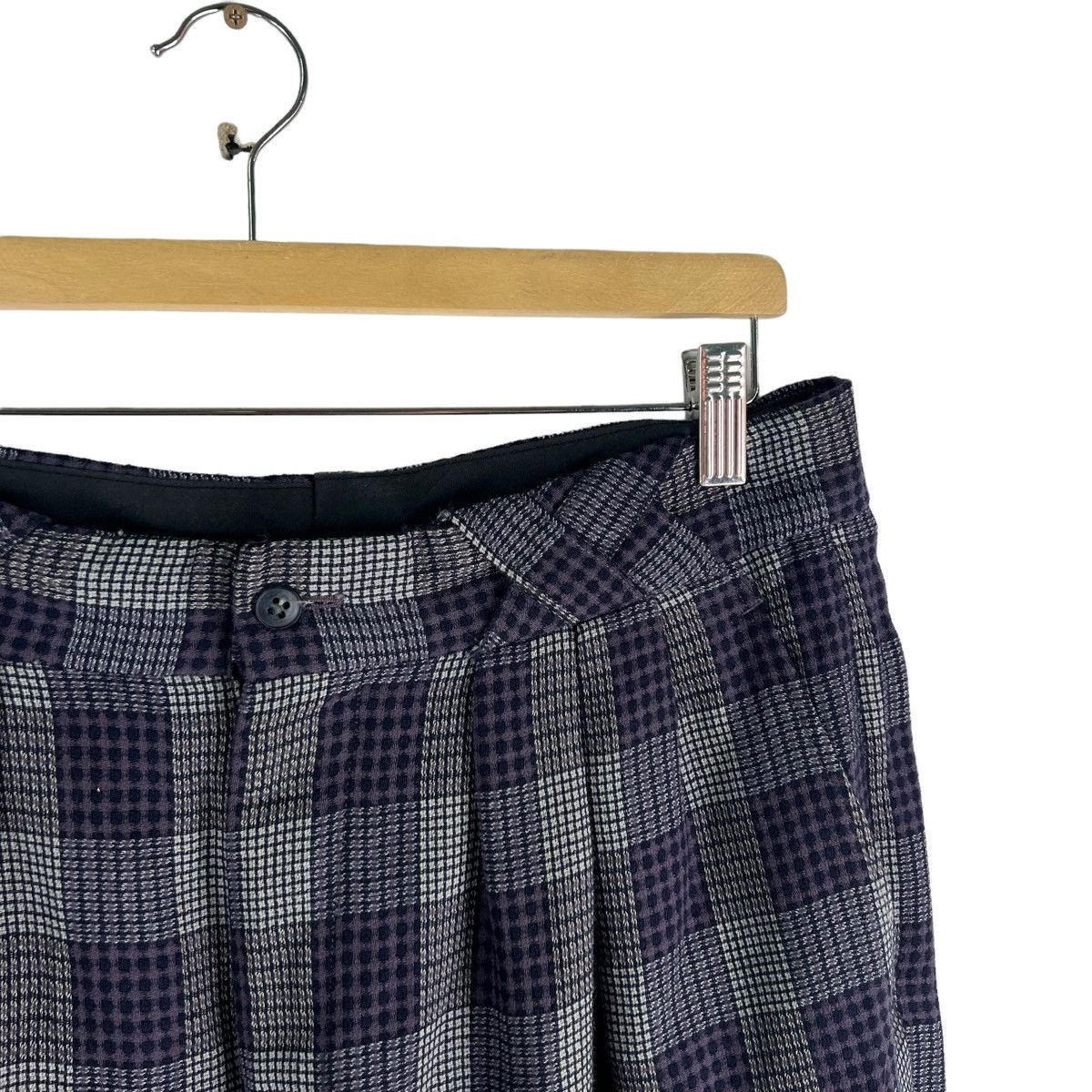 Hysteric Glamour 🔥Casual Pants Relax Tartan Design Un Bellabito Japan Size US 35 - 3 Thumbnail