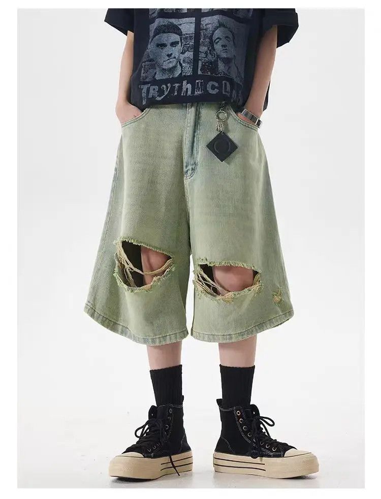 Designer × Japanese Brand Vintage Casual Loose Harajuku Shorts Size US 32 / EU 48 - 2 Thumbnail