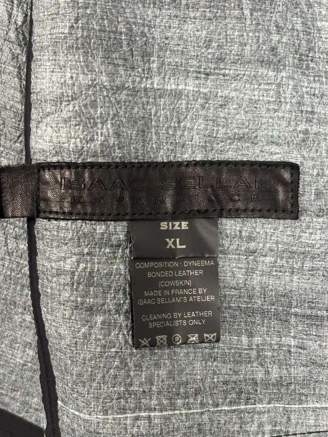 Isaac Sellam Experience Isaac Sellam Black Premium Buttoned Leather Jacket Size US L / EU 52-54 / 3 - 9 Thumbnail