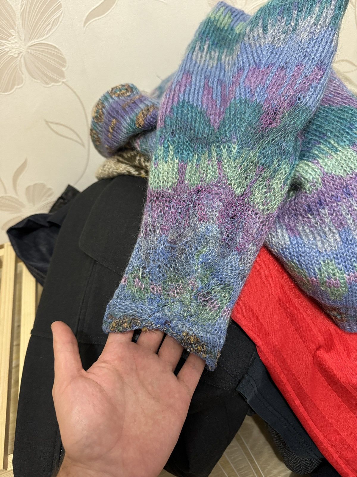 Handmade × Vintage Vintage SioChain Ireland Handloomed Sweater women’s Size M / US 6-8 / IT 42-44 - 16 Thumbnail