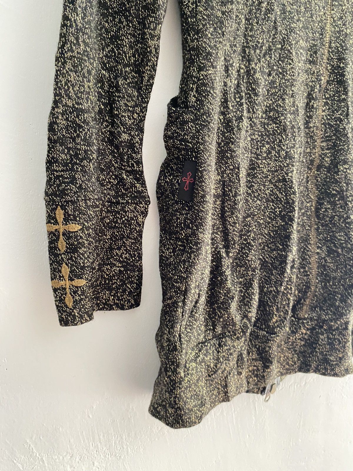 Hysteric Glamour × If Six Was Nine × Le Grande Bleu (L.G.B.) Ozz Croce glitter knit full zip hoodie Size US M / EU 48-50 / 2 - 6 Thumbnail