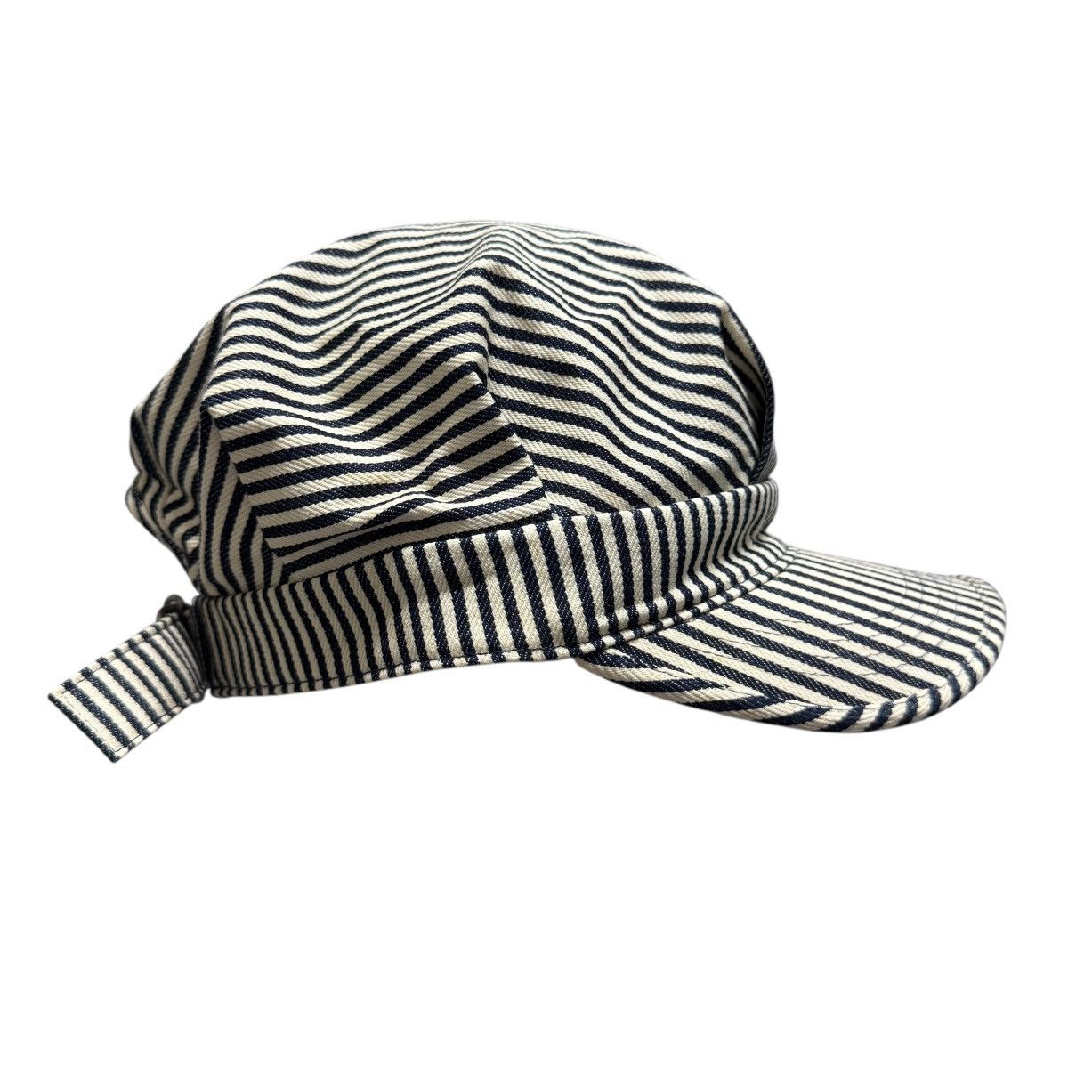 Japanese Brand RICH RUN Hickory Striped Work Hats Size ONE SIZE - 1 Thumbnail