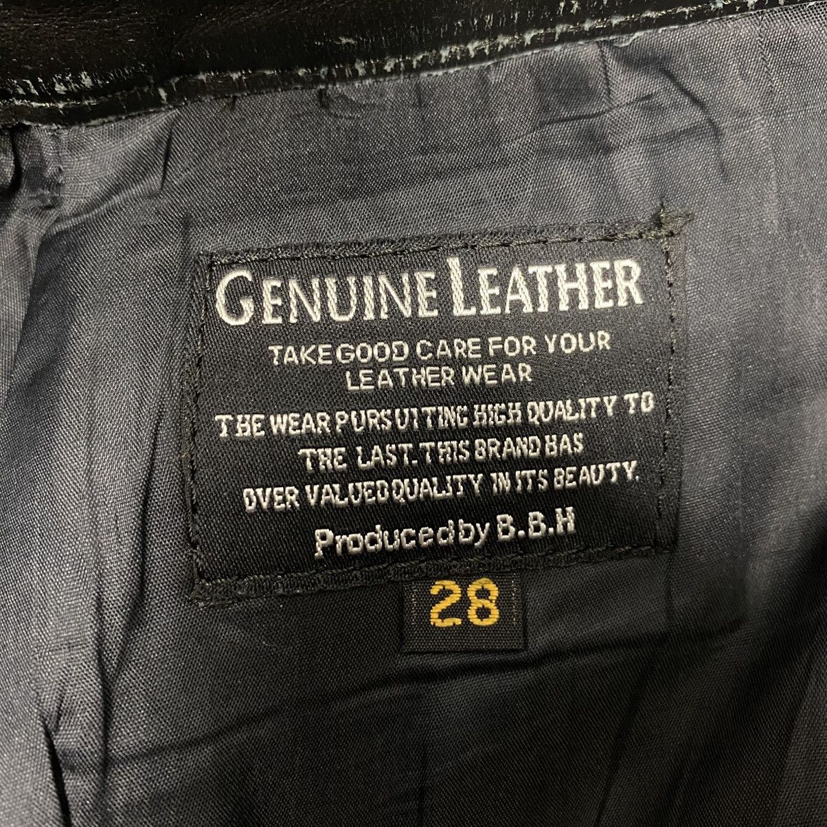 Genuine Leather BBH leather pant Size US 28 / EU 44 - 13 Thumbnail