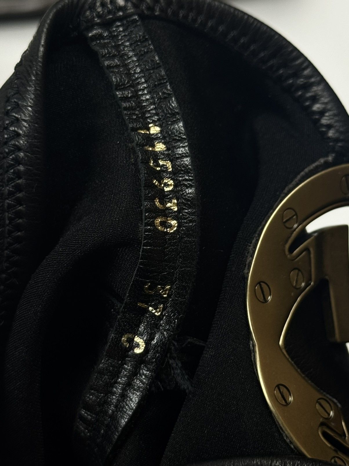 Gucci FW03 Black Leather GG Emblem Overknee Boots Size US 7 / IT 37 - 7 Thumbnail
