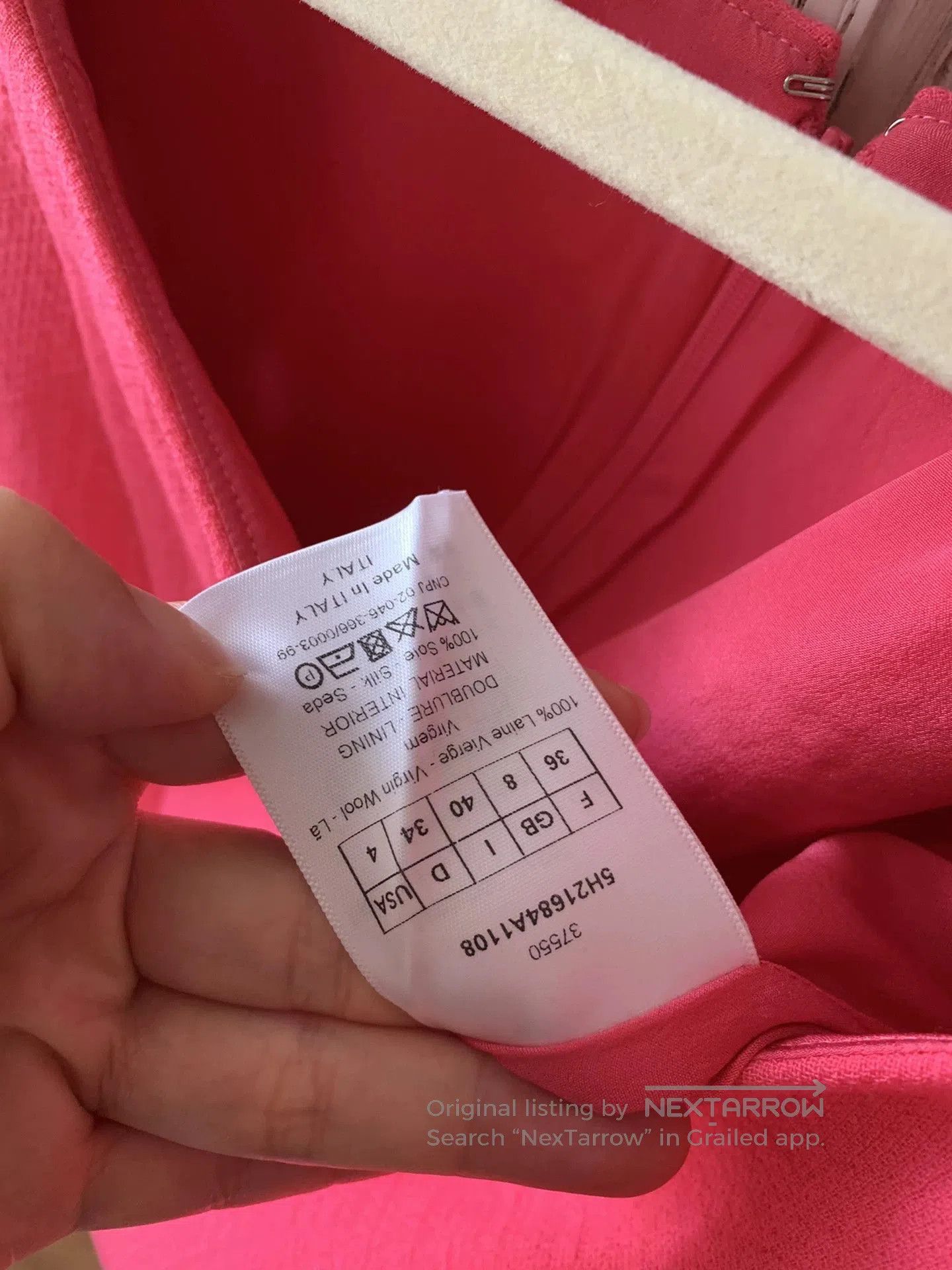 Dior Dior Coral Pink Square Neck Dress. Size M / US 6-8 / IT 42-44 - 3 Thumbnail