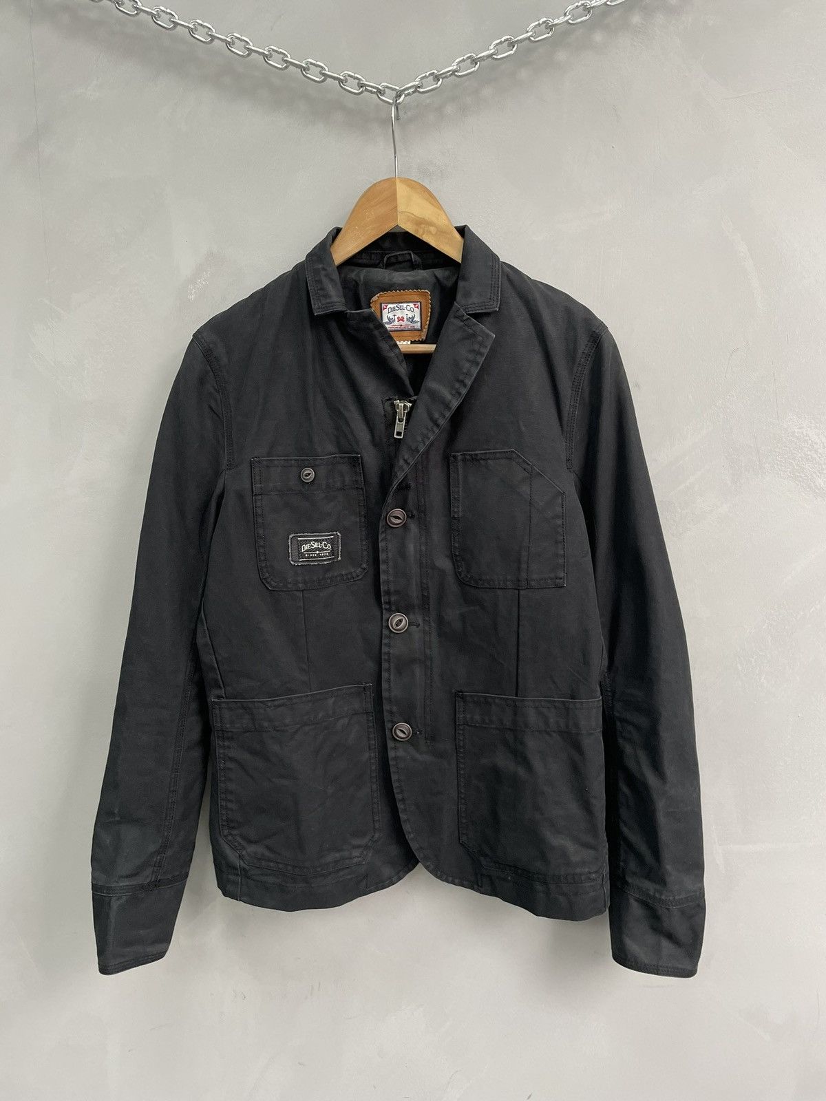 Diesel Japanese diesel jacket canvas y2k hype Size US M / EU 48-50 / 2 - 1 Thumbnail