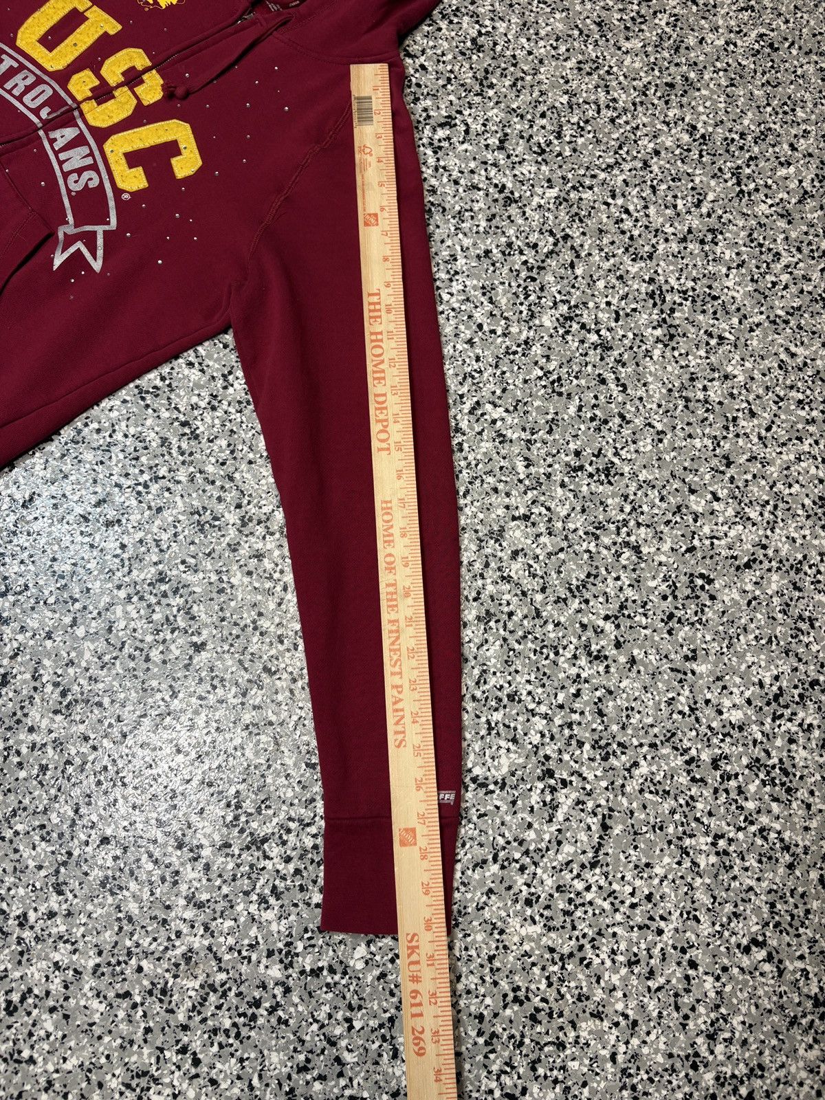 NCAA 2004 SOFFE USC Trojans Bedazzle College Hoodie Size WXL 0694 Size US M / EU 48-50 / 2 - 6 Thumbnail