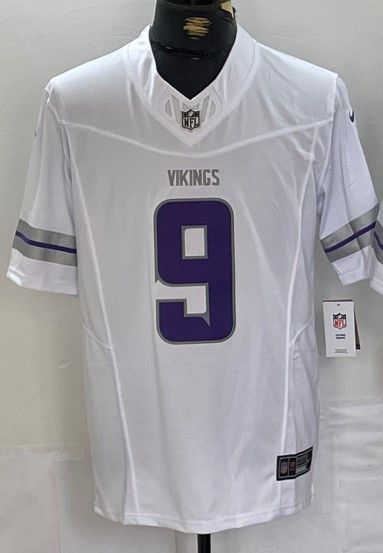 Other Men Vikings 9 J.J. McCarthy White 2024 Jersey Size US S / EU 44-46 / 1 - 2 Thumbnail