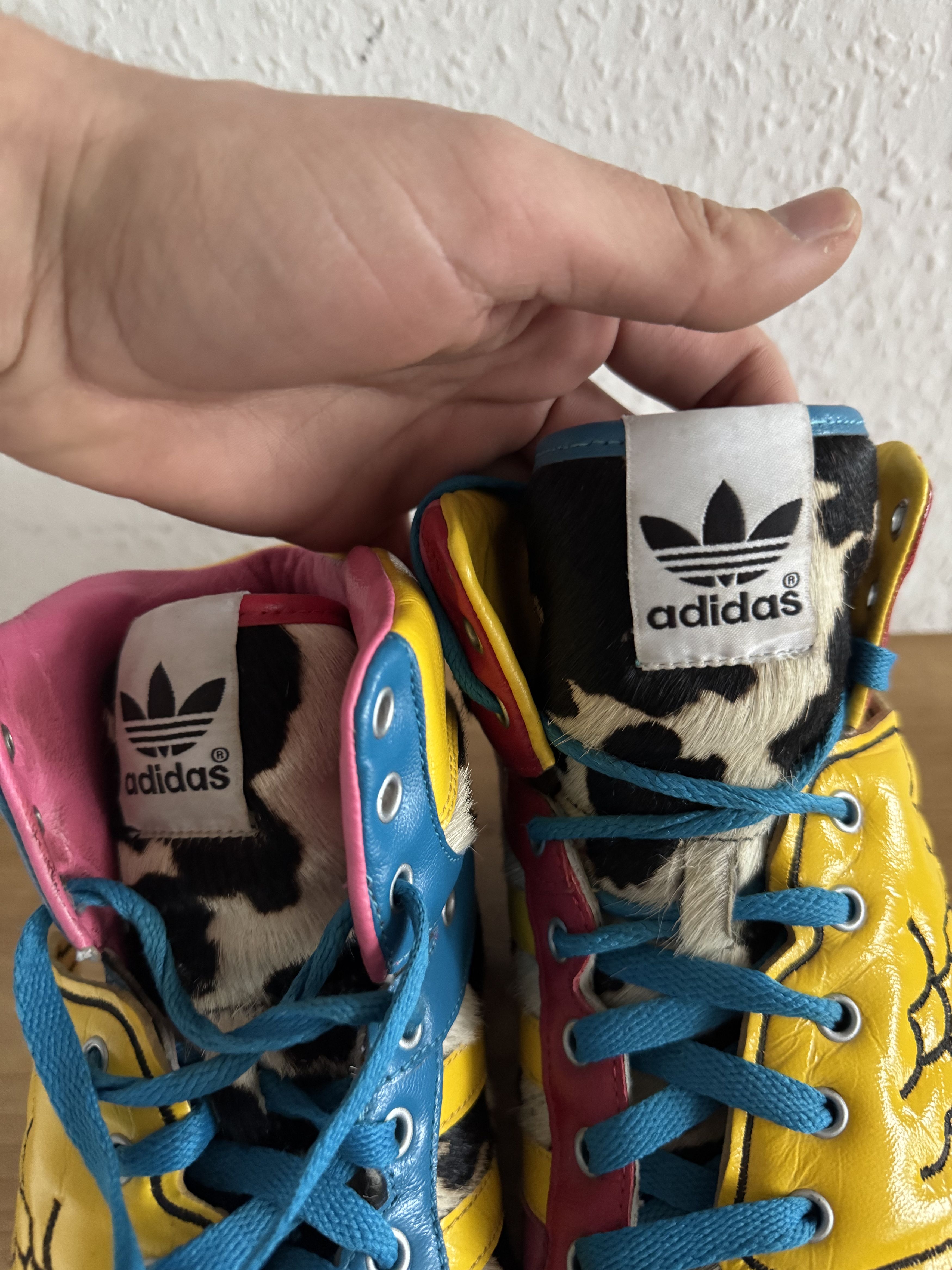 Adidas × Jeremy Scott 2NE1 Wings High Top Sneakers Size US 9.5 / EU 42-43 - 9 Thumbnail