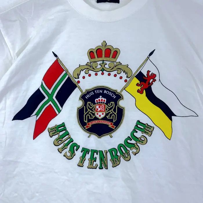 Vintage Vintage 80’ HUIS TEN BOSCH Theme Park Tee Shirt Top Size S / US 4 / IT 40 - 2 Thumbnail