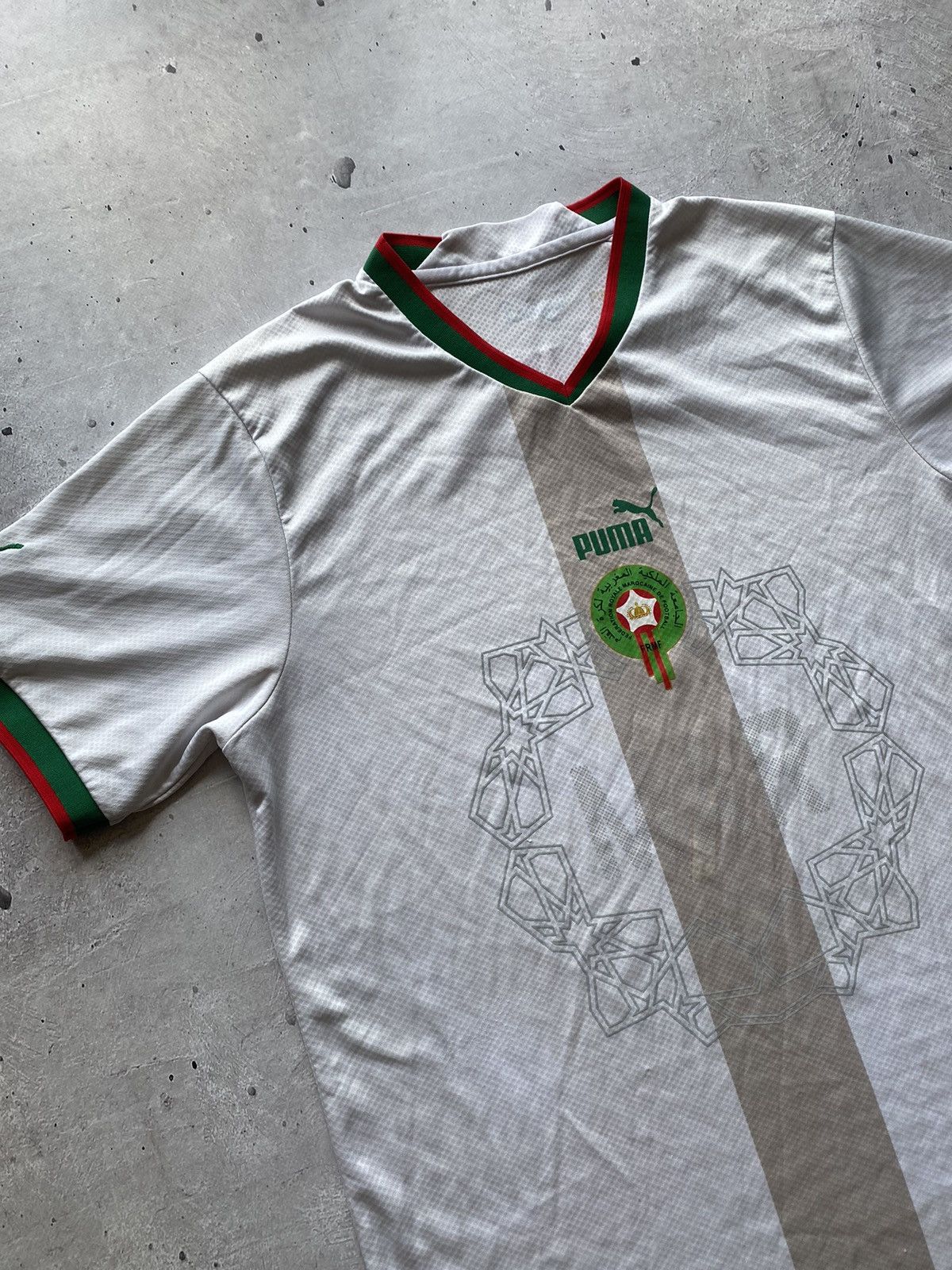 Puma × Vintage Vintage PUMA MOROCCO 2022/23 AWAY SOCCER JERSEY 7 Football Size US L / EU 52-54 / 3 - 1 Thumbnail