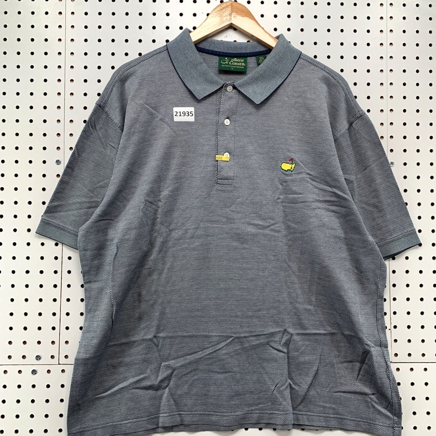 Vintage Amen Corner Masters Augusta Polo Shirt Gray Adult L Size US L / EU 52-54 / 3 - 2 Thumbnail