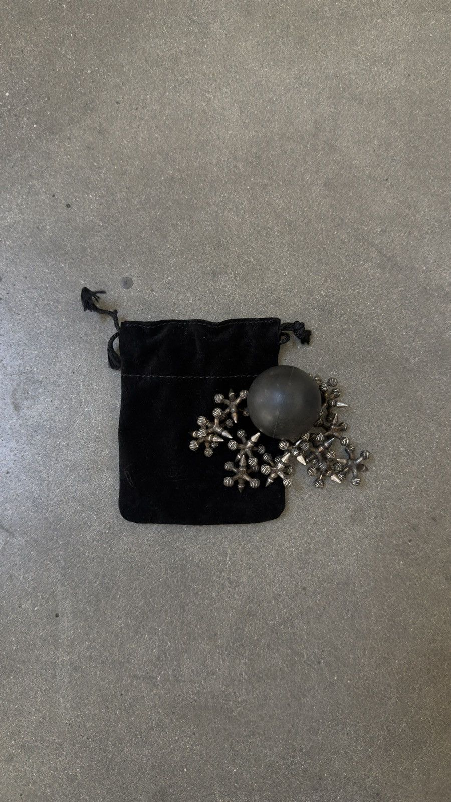 Chrome Hearts RARE!!!Chrome Hearts Silver Jacks Game Set Size ONE SIZE - 1 Thumbnail