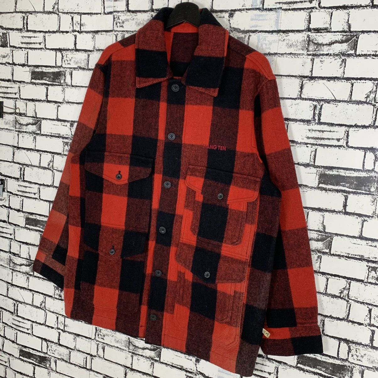Designer Vintage Hang Ten Mackinaw Jacket Size US L / EU 52-54 / 3 - 3 Thumbnail