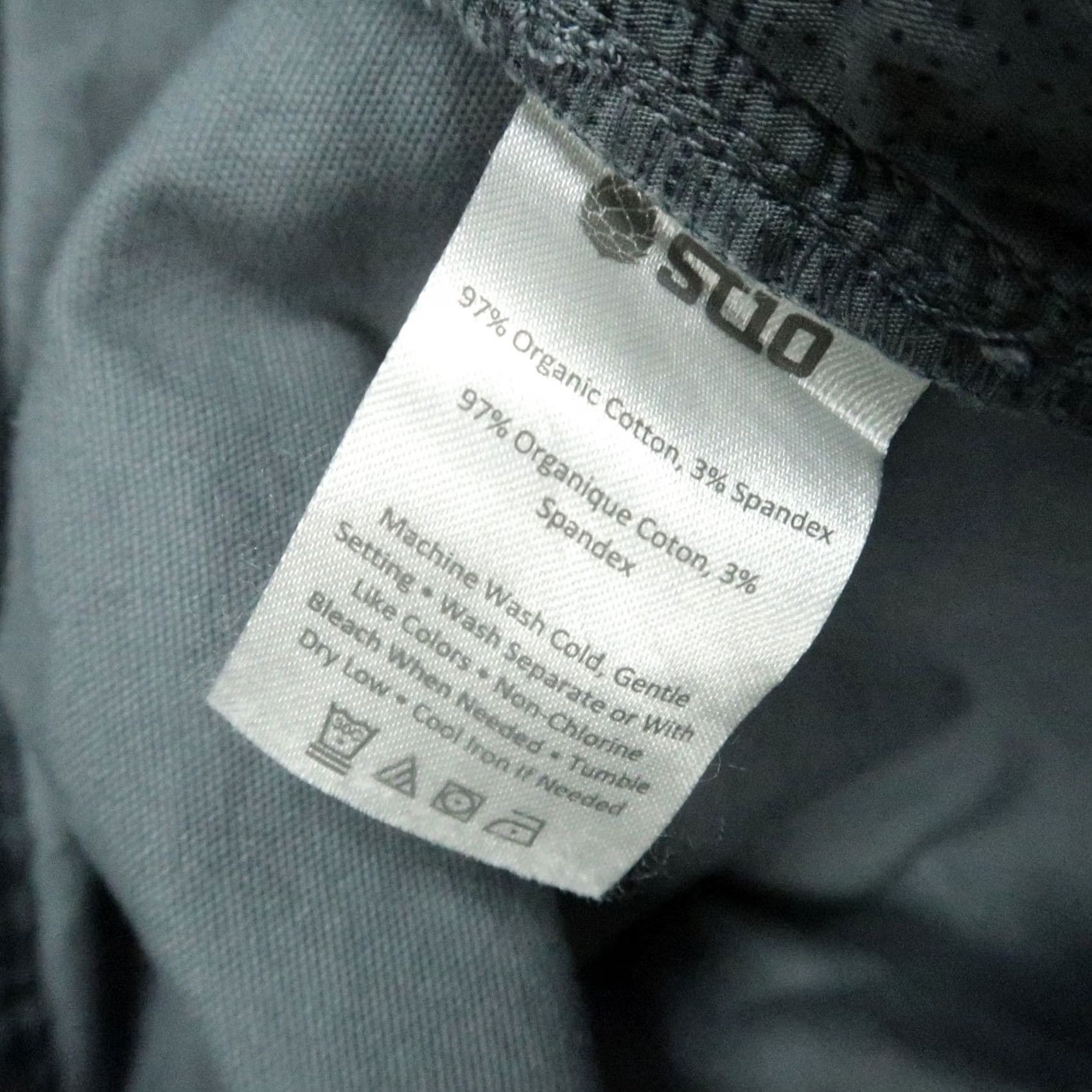 Vintage Stio Pants Mens 36x34 Gray Blue Rivet Canvas Organic Cotton 5 Pocket Hiking Pants, Chino, Regular, 34 Inseam, Straight Leg, Button Zip, 6 Size US 36 / EU 52 - 6 Thumbnail