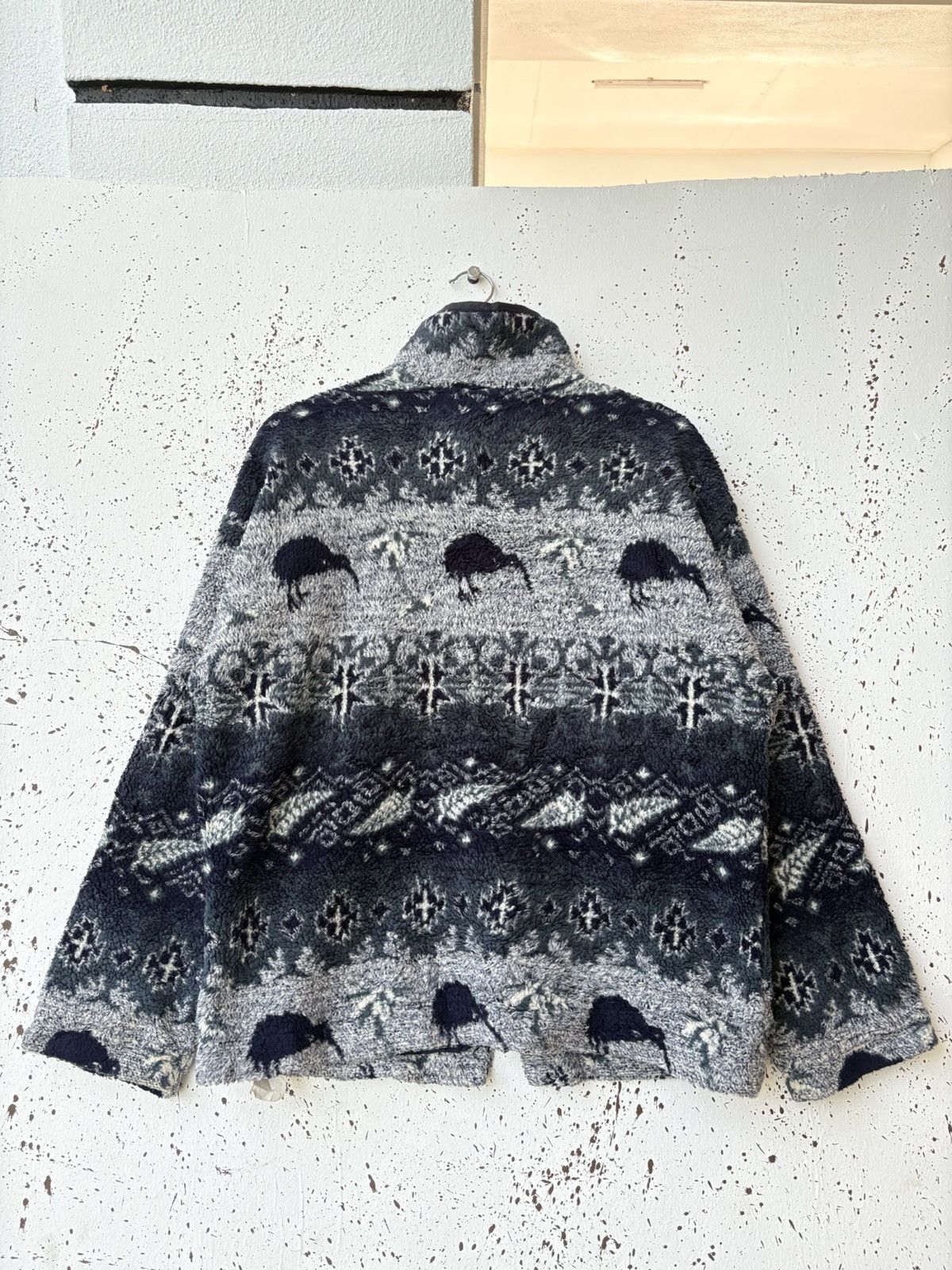 Vintage Rare‼️ 90s Mika New Zealand Fleece Jacket Inspired by Kapital Size US S / EU 44-46 / 1 - 8 Thumbnail