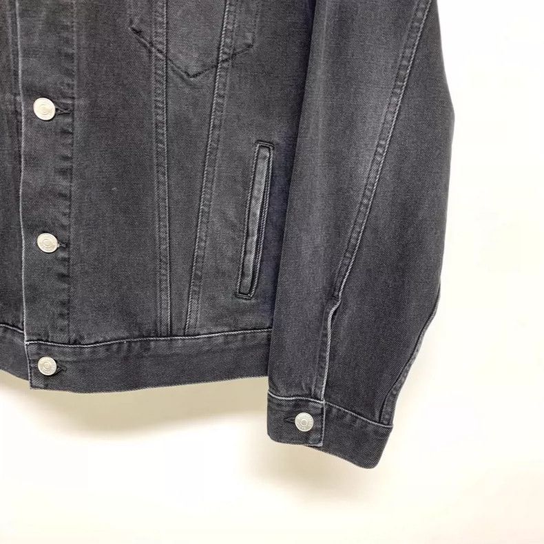 Balenciaga Balenciaga Color-embroidered logo denim jacket 2505-Nextar Size US M / EU 48-50 / 2 - 6 Thumbnail