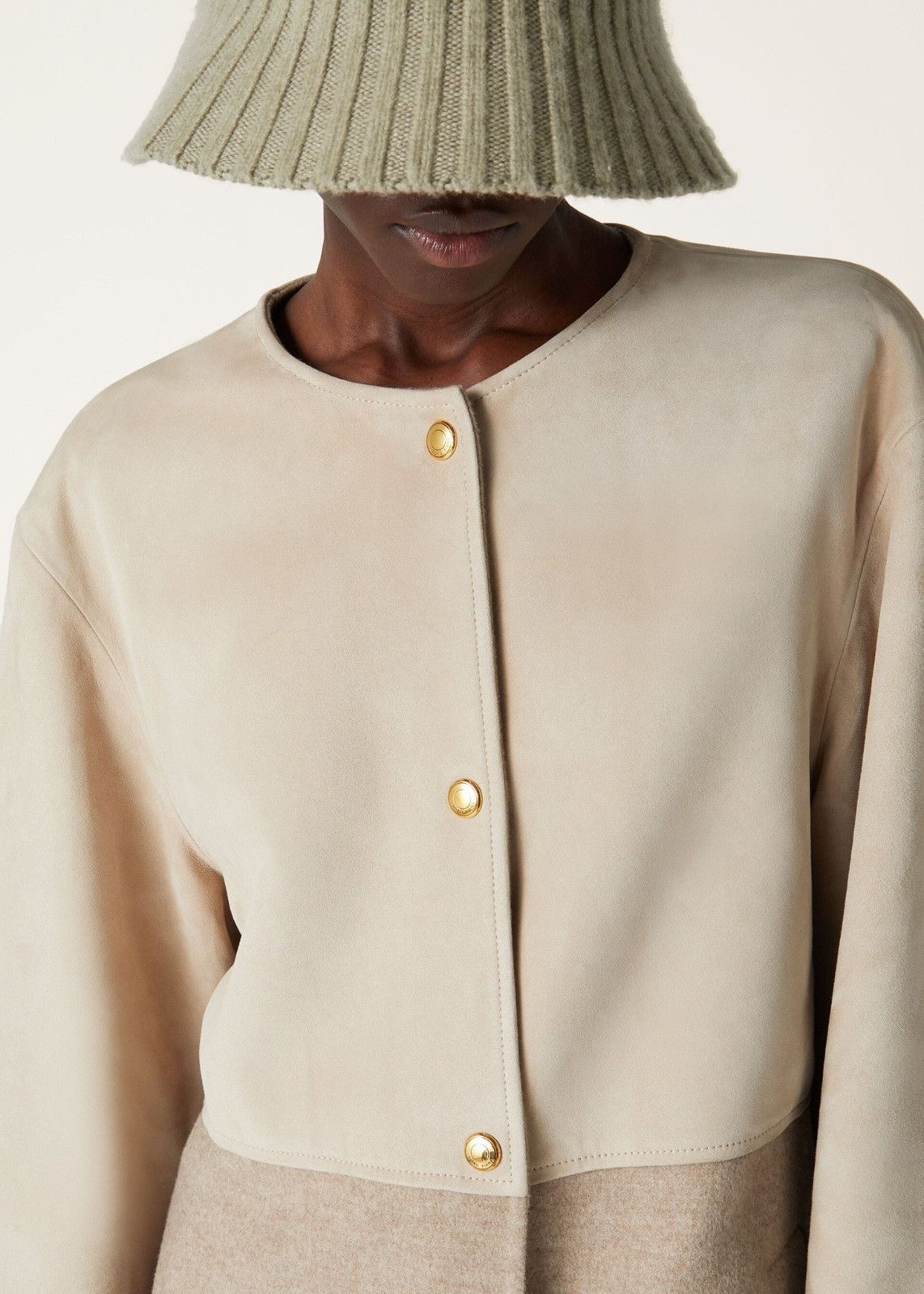 Loro Piana o1srvl11e0126 FAN6203 Hanlin Sb Coat in Beige Size XS / US 0-2 / IT 36-38 - 7 Thumbnail