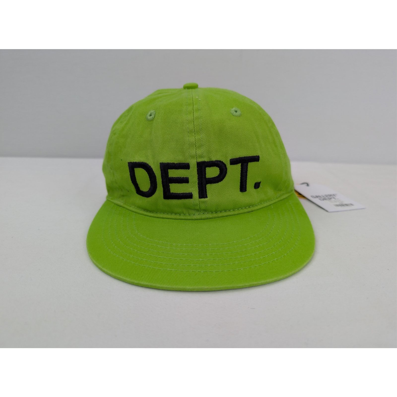 Gallery Dept. o1rshd1 Size: OS / Logo Embroidered Cap / Hat in Lime Green Size ONE SIZE - 2 Thumbnail