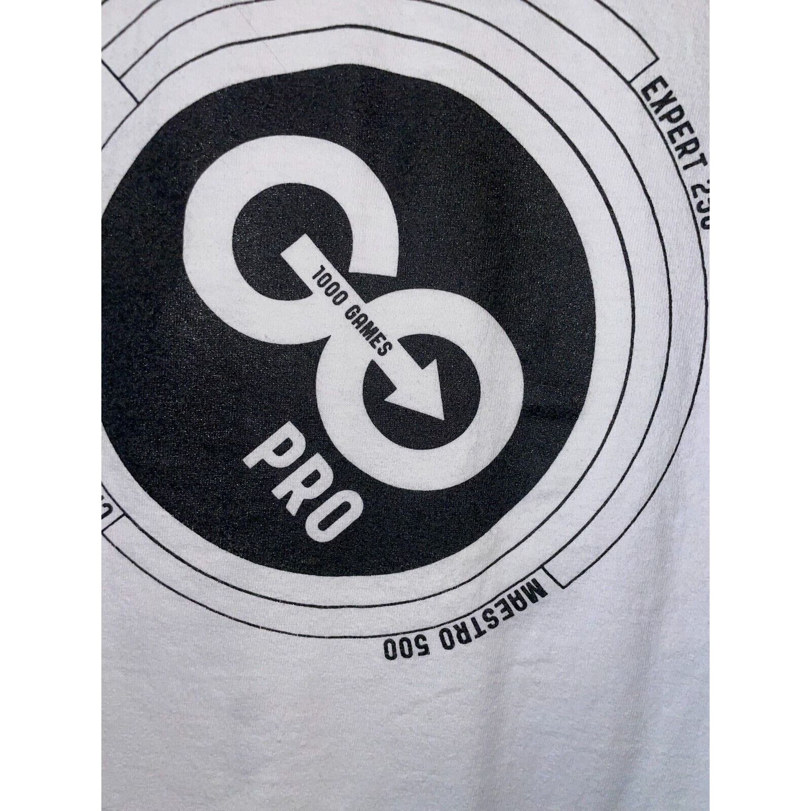 Gildan Go Pro Shirt Mentor Master Chief 1000 Games White Tee Medium Size US M / EU 48-50 / 2 - 9 Thumbnail