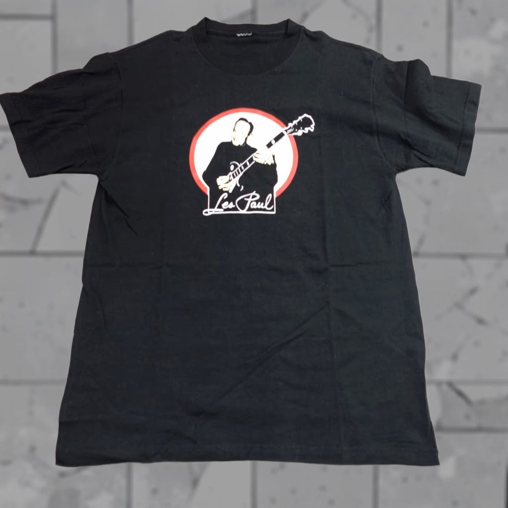 Vintage VINTAGE American Vintage Les Paul Shirt M Black Double-Sided Live At Iridium Jazz Club Mens T-Shirt Short Sleeve Crew Neck Baseball Theme Size US M / EU 48-50 / 2 - 1 Thumbnail