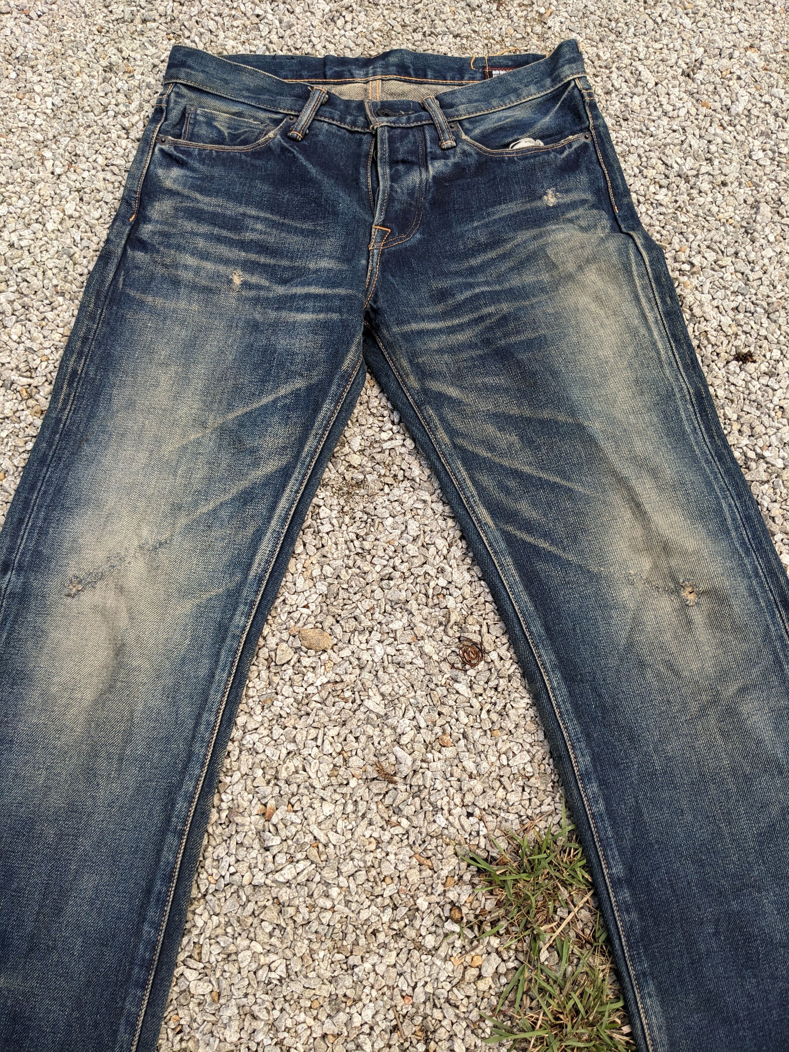 Japanese Brand × KURO Kuro Faded Selvedged Slim Fit Japanese Denim Size US 28 / EU 44 - 1 Thumbnail