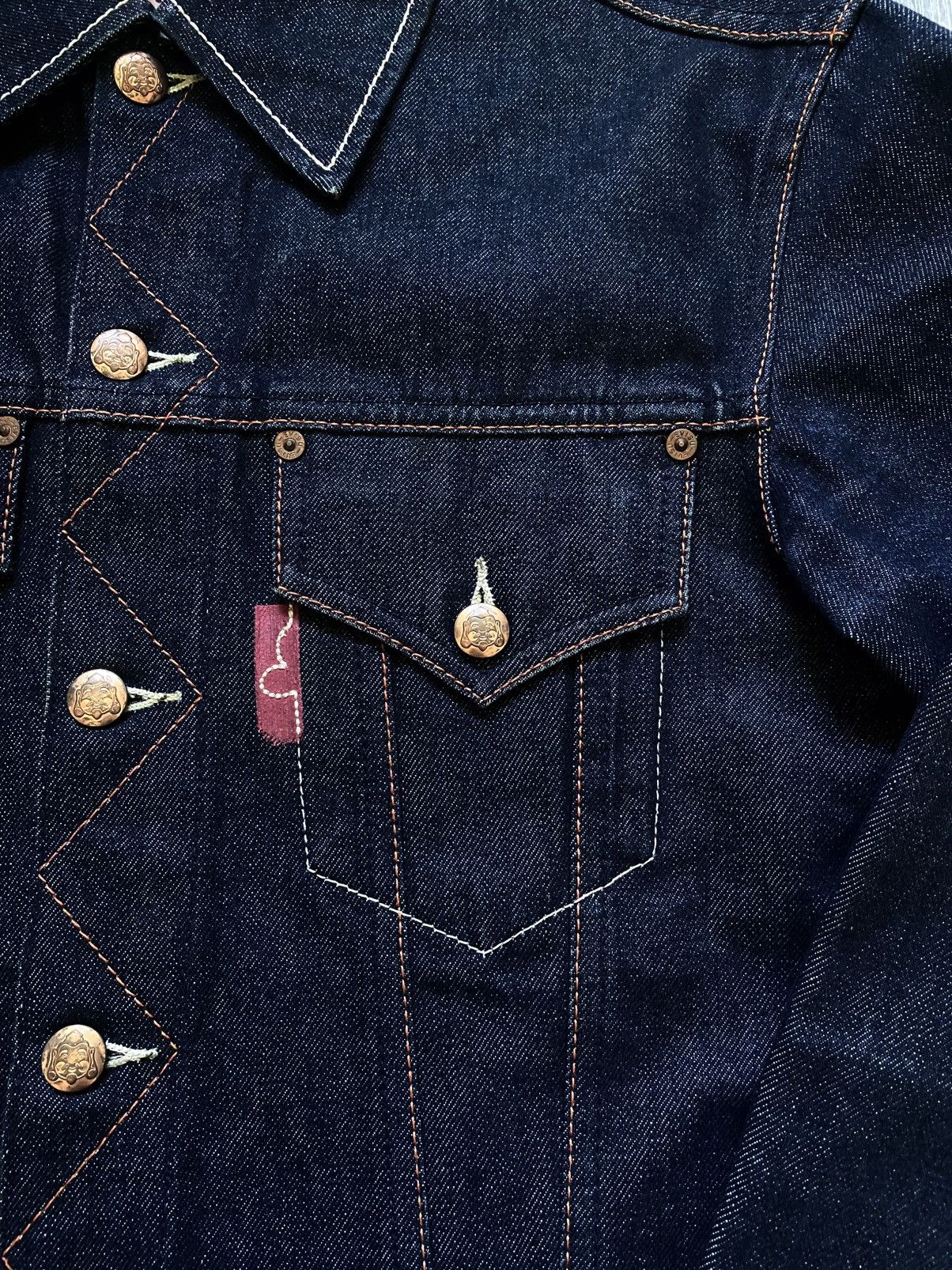 Evisu Evisu Maniacs Embroidered Logo Heritage Denim Jeans Jacket Size M / US 6-8 / IT 42-44 - 10 Thumbnail