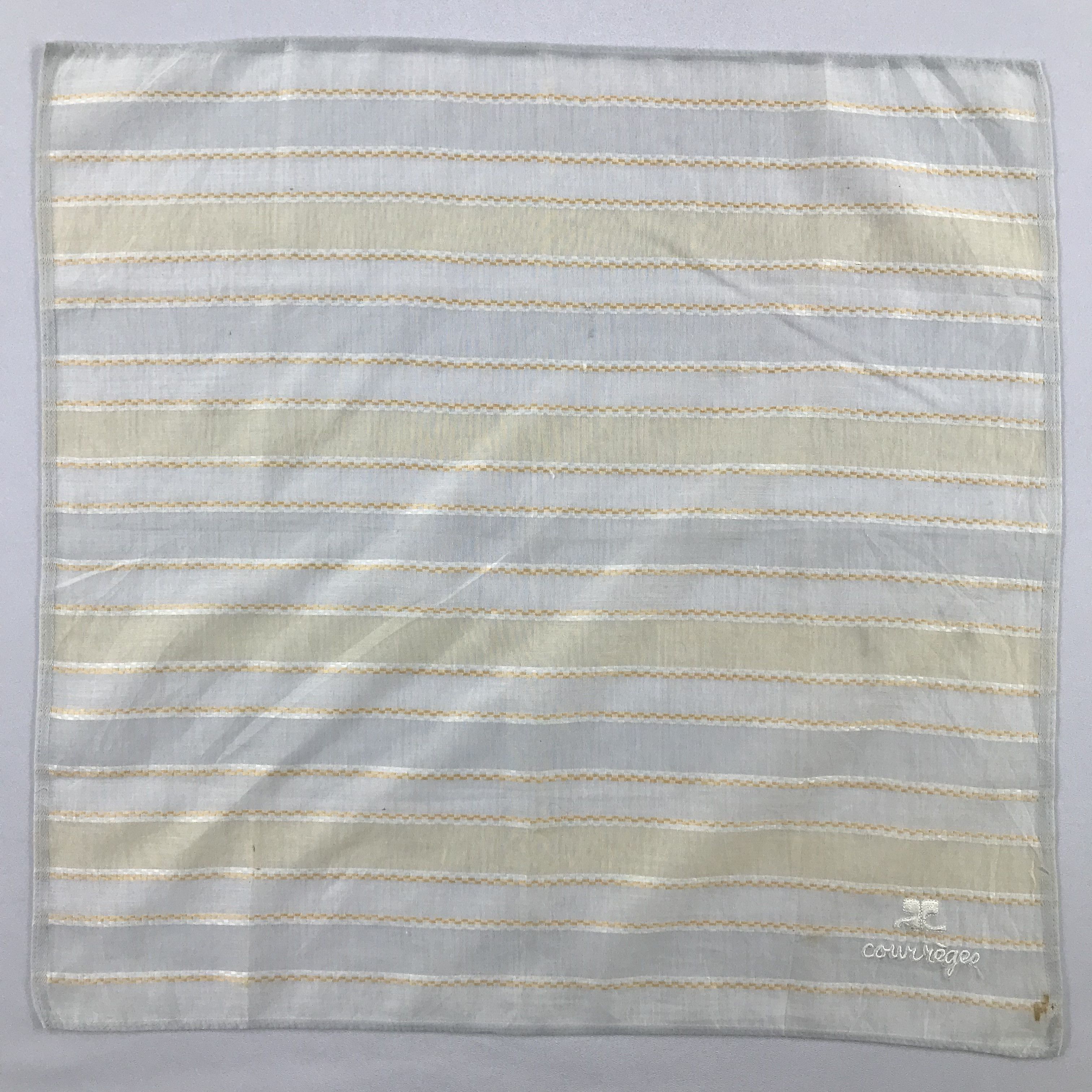 Courreges × Vintage Courreges Bandana / Handkerchief / Neckerchief - S2476 Size ONE SIZE - 1 Thumbnail