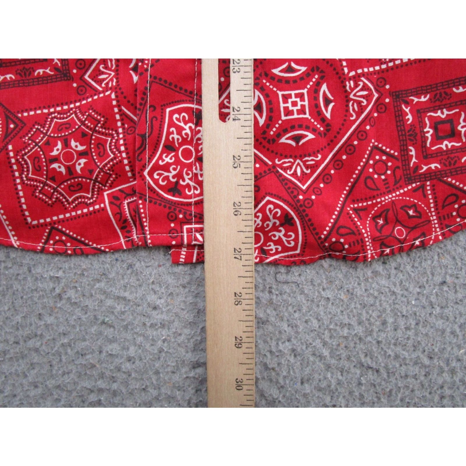 Vintage VINTAGE Durable Paisley Shirt Button-Down 70s 80s Long Sleeve Red 38 Men Shirt Retro Mens Size US M / EU 48-50 / 2 - 6 Thumbnail