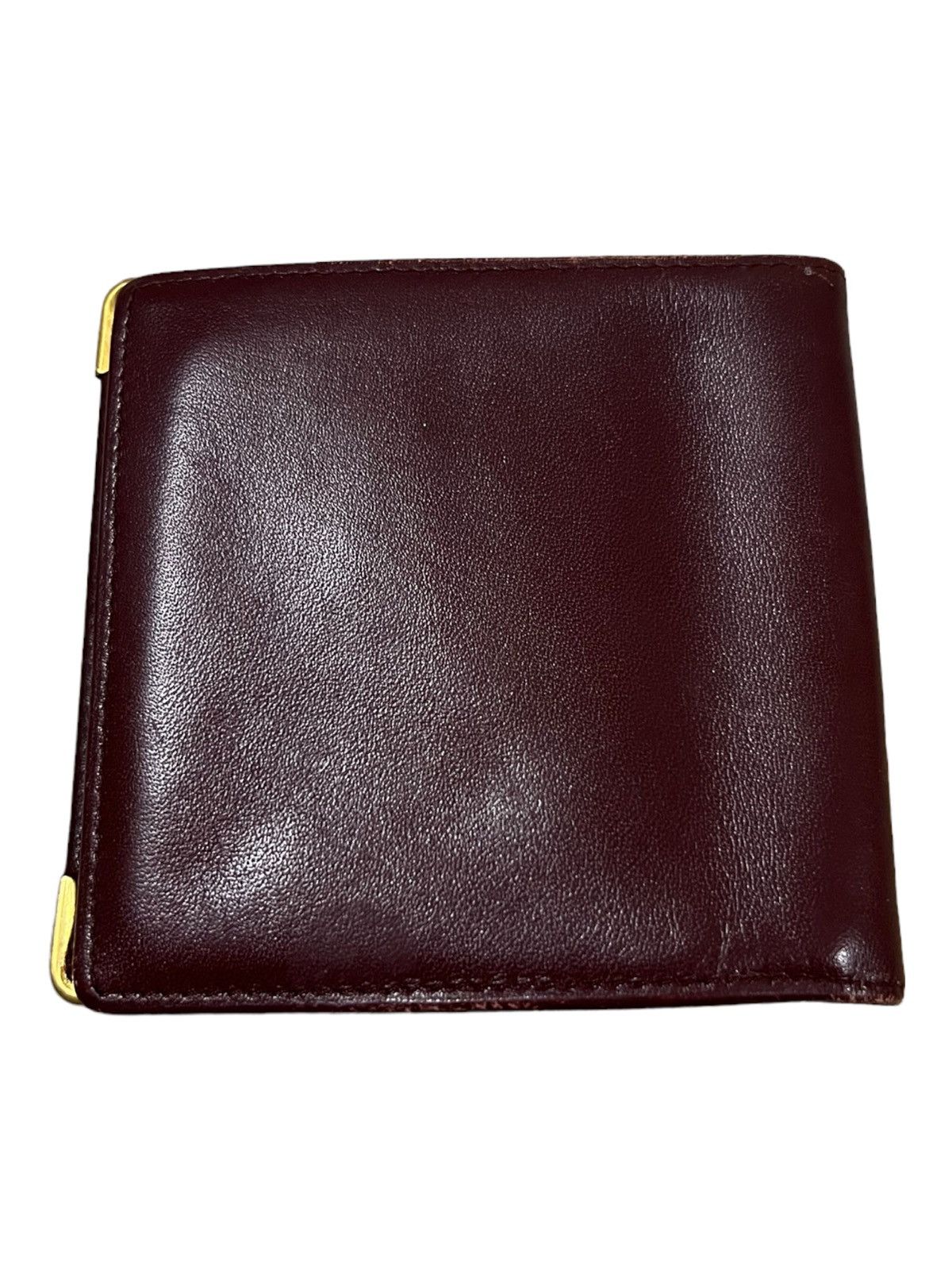 Cartier OG Cartier Mastrin Bordeux Leather Calf Skin BiFold Wallet Size ONE SIZE - 3 Thumbnail