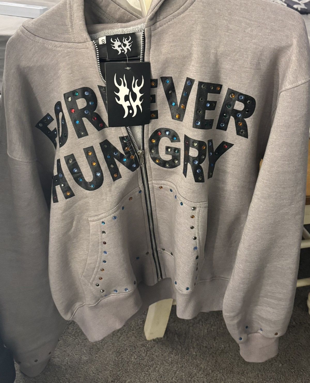 Other Forever Hungry Custom Hoodie Size US S / EU 44-46 / 1 - 5 Thumbnail