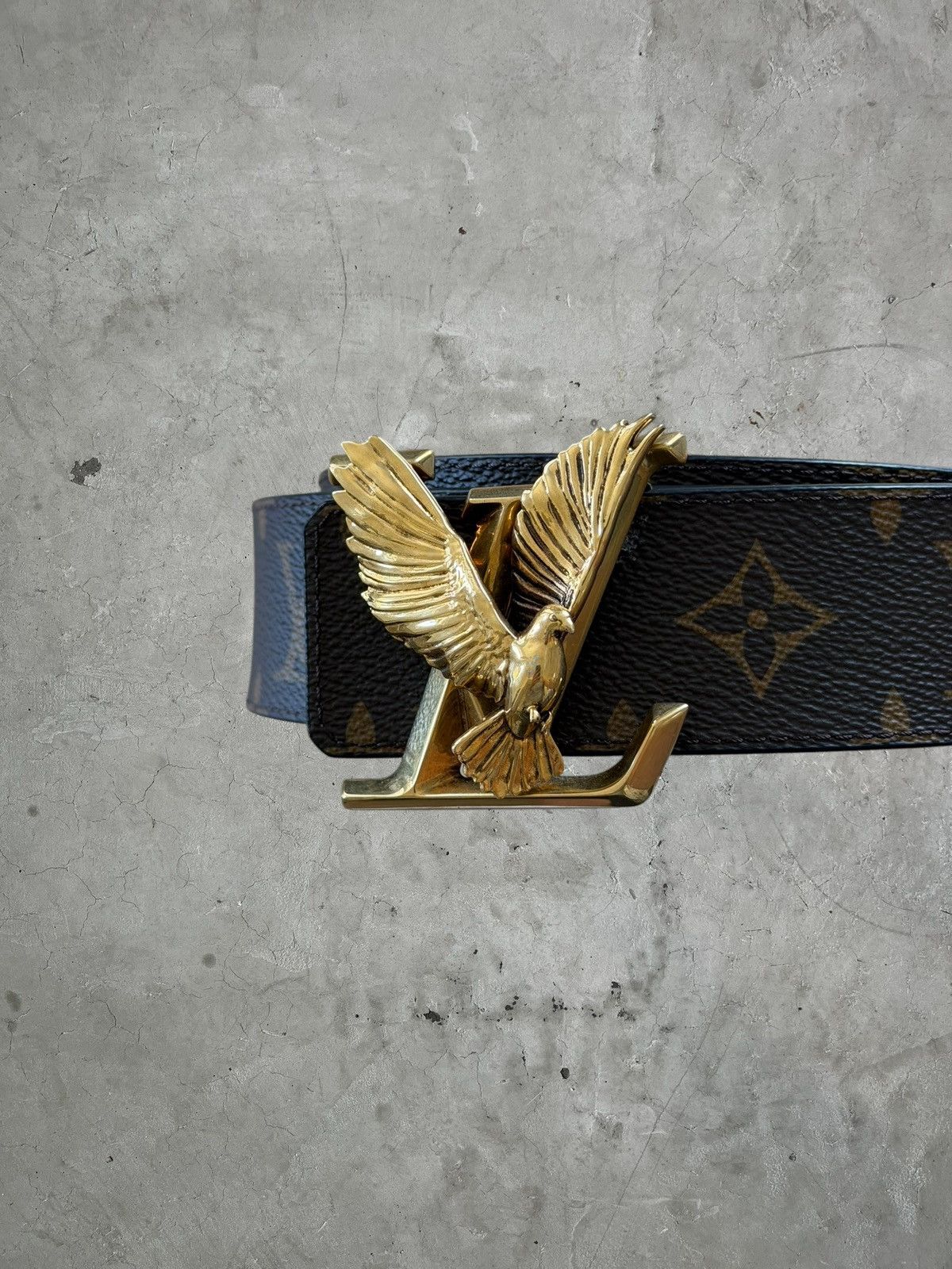 Louis Vuitton Louis Vuitton Virgil Dove Reversible Belt Size 34 - 4 Thumbnail