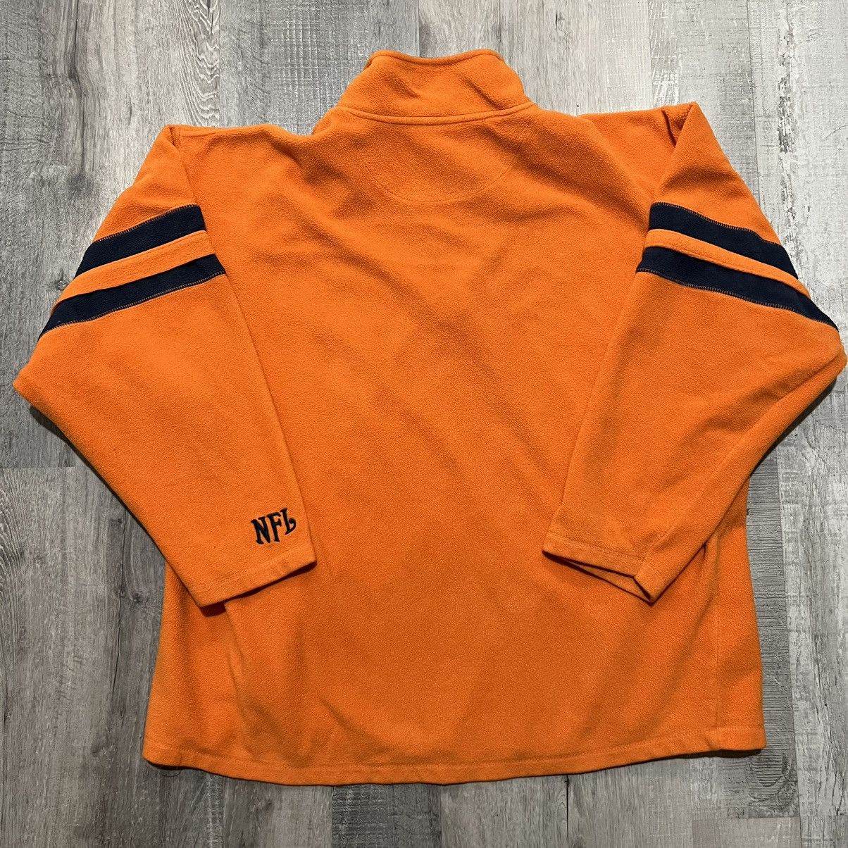 NFL Denver Broncos NFL Orange Fleece 1/2 Zip Football Sweatshirt Size US XL / EU 56 / 4 - 2 Thumbnail