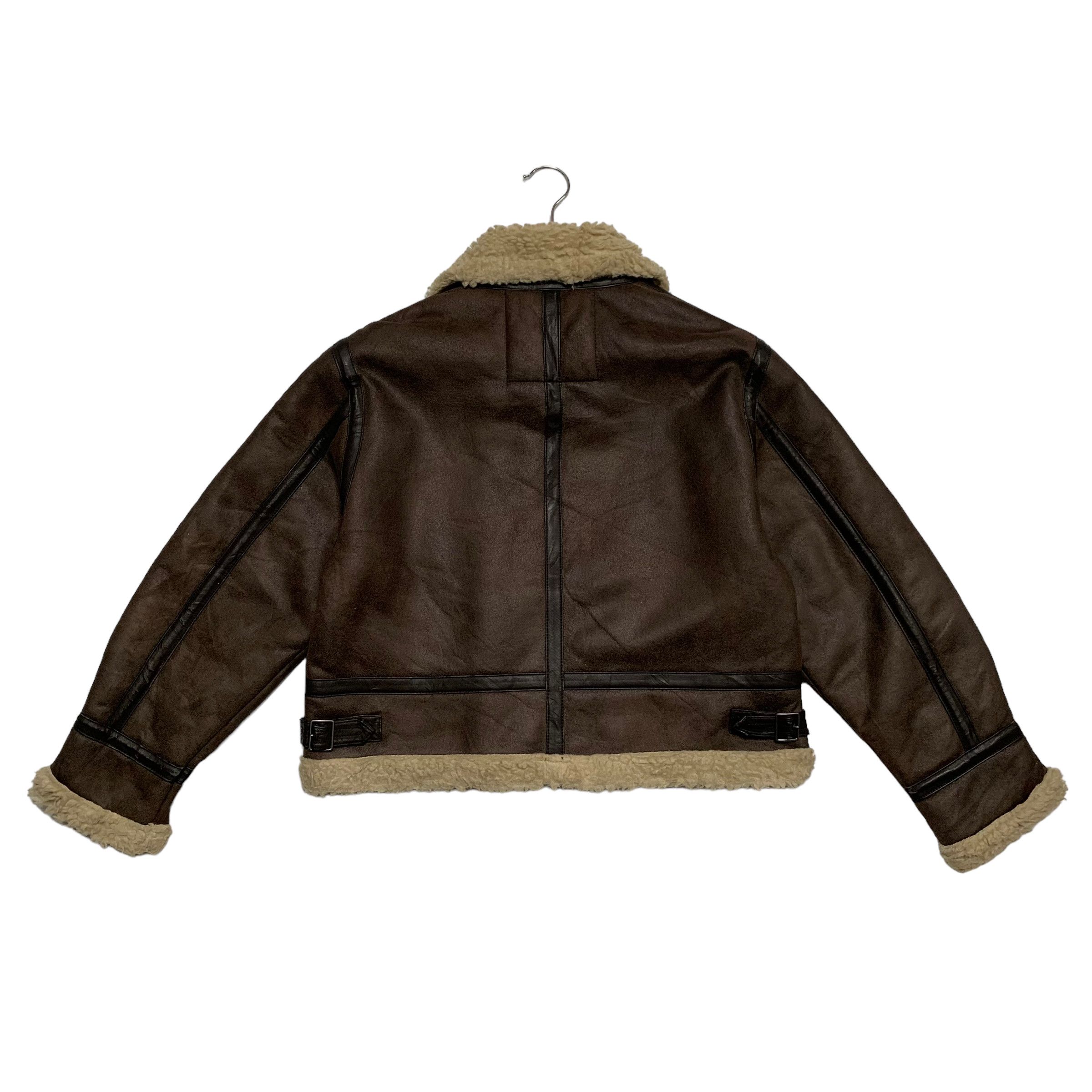 Alpha Industries Alpha Industries B3 Synthetic Leather Jacket Size S / US 4 / IT 40 - 2 Thumbnail