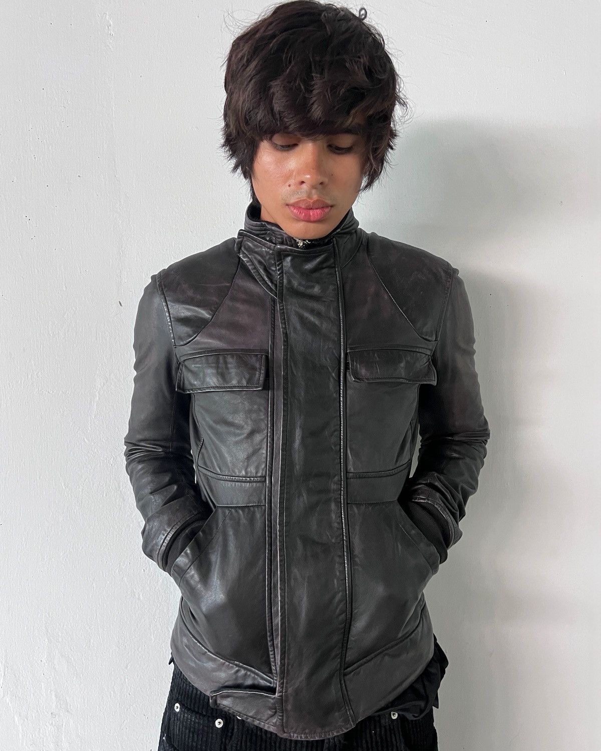 Rick Owens RICK OWENS FW2008 "STAG" BRUISER JACKET Size US XS / EU 42 / 0 - 10 Thumbnail