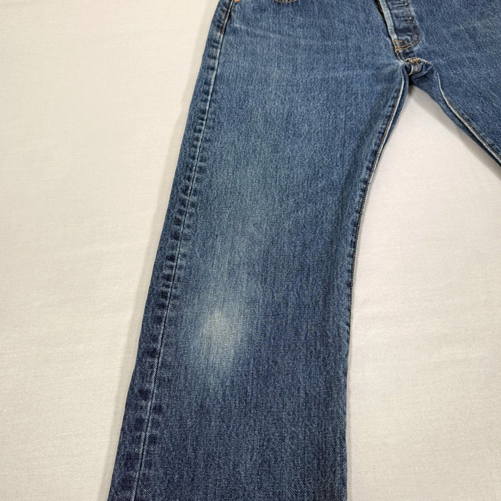 Levi's Levi's 501 Jeans Men Medium Blue Denim Straight 501 Original Fit W34 L32 Cowboy Western Workwear Jeans Size US 34 / EU 50 - 5 Thumbnail