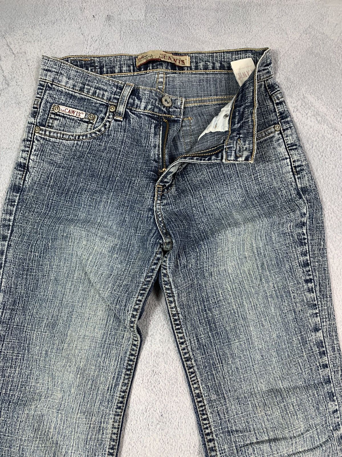 Other Vintage Y2K style Faded denim pants trousers size 26 Size 26" / US 2 / IT 38 - 4 Thumbnail