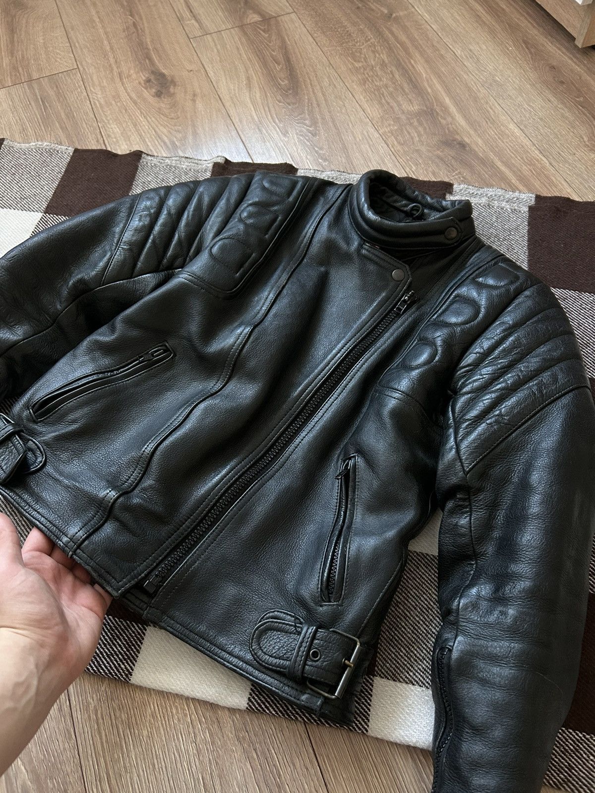 Genuine Leather × Vintage Vintage Skintan Genuine Leather jacket mens Biker y2k Size US S / EU 44-46 / 1 - 3 Thumbnail