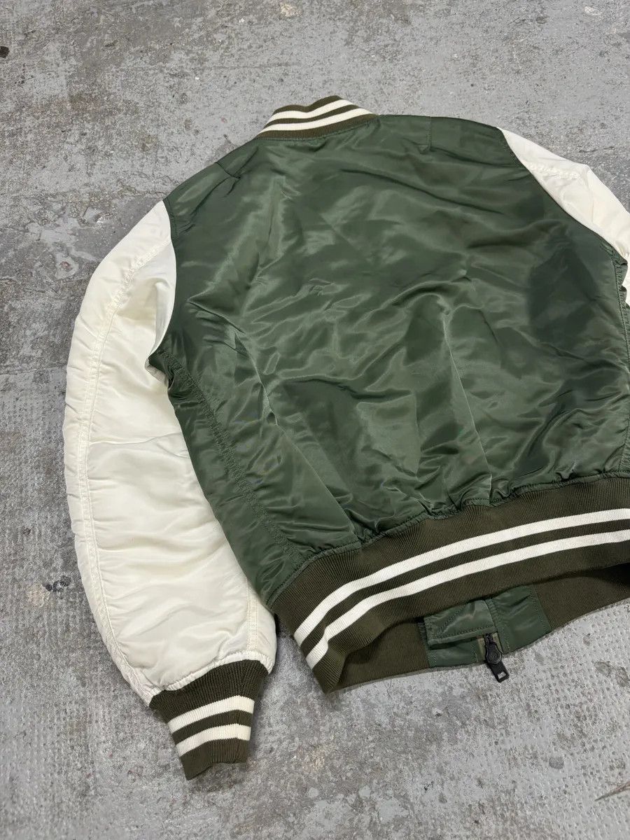Comme des Garcons Comme des Garçons Ganryu White & Olive Bomber Jacket Size US S / EU 44-46 / 1 - 10 Thumbnail