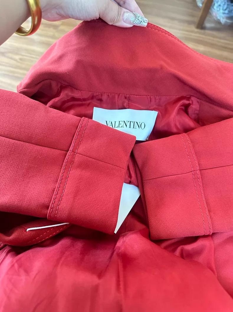 Valentino Valentino Red wool dress coat Size XS / US 0-2 / IT 36-38 - 6 Thumbnail