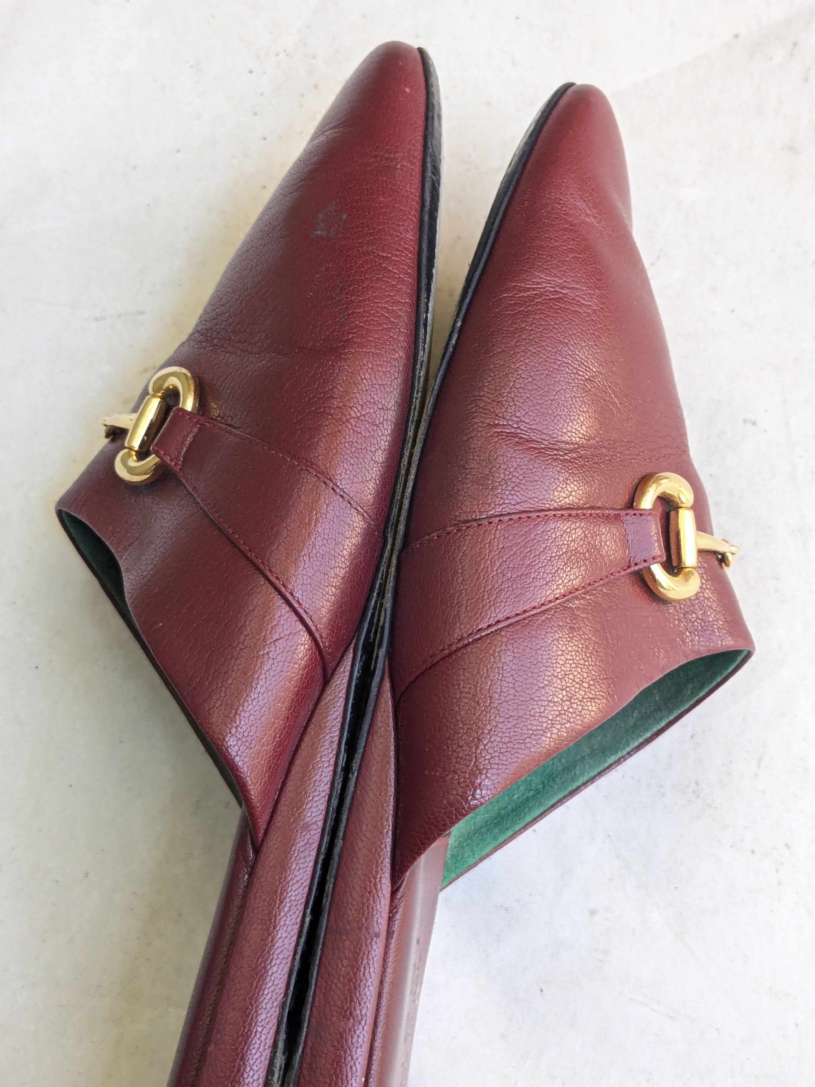 Gucci Gucci Horsebit Loafers Burgundy 8.5 Leather Size US 8.5 / EU 41-42 - 4 Thumbnail